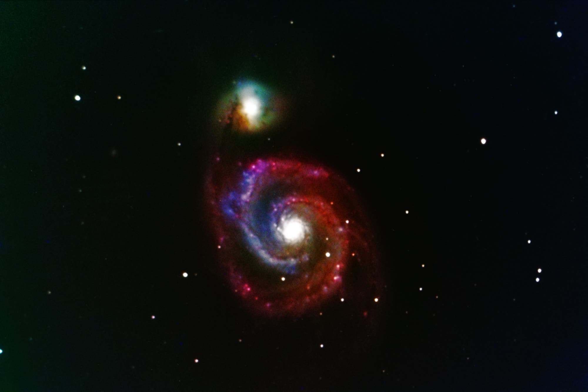 Astrofoto der Whirlpool-Galaxie M51