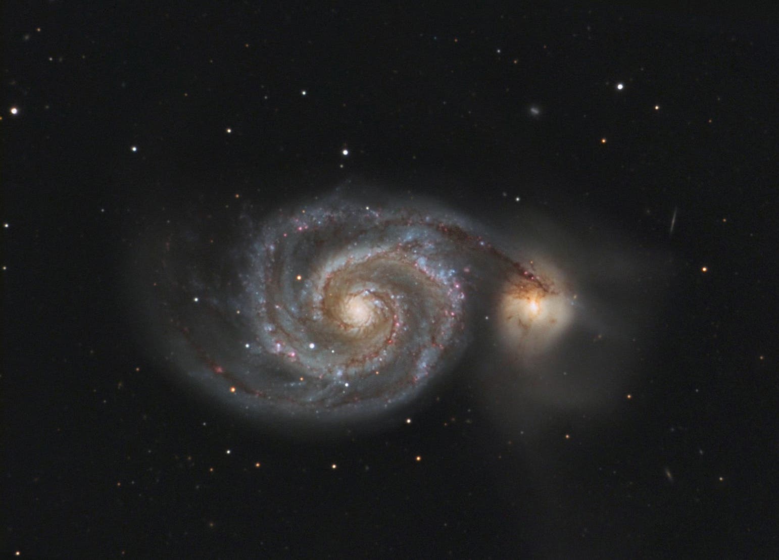 M51, Whirlpool-Galaxie