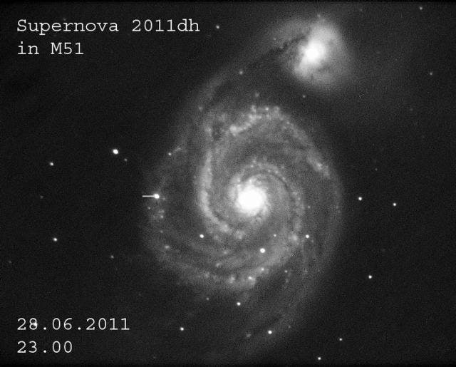 Supernova in M 51