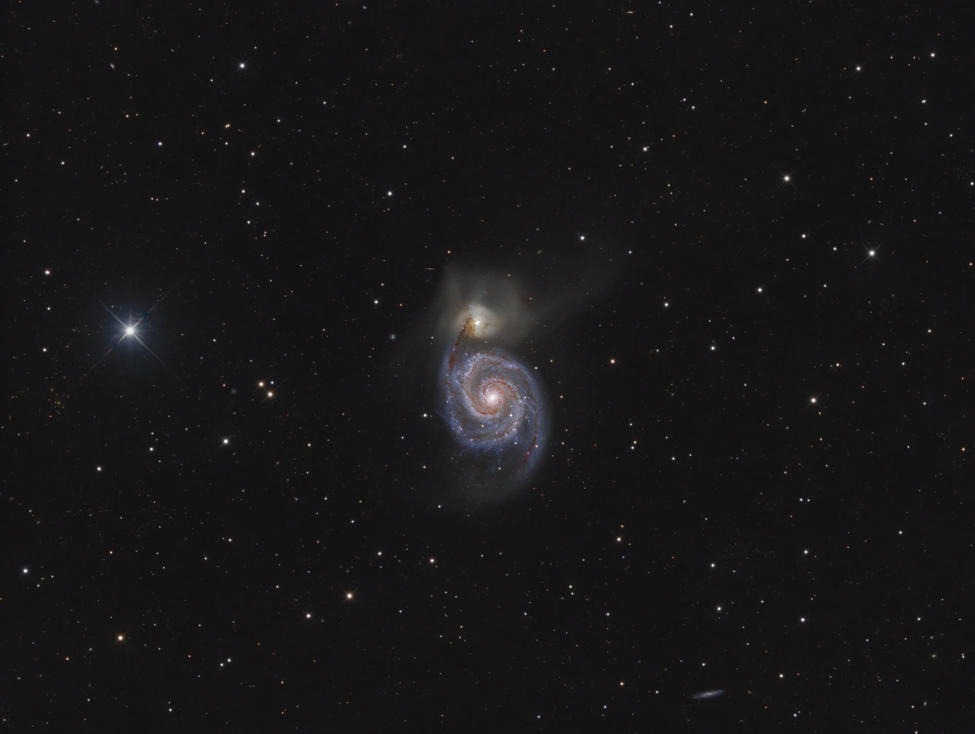 M 51 und NGC 5195