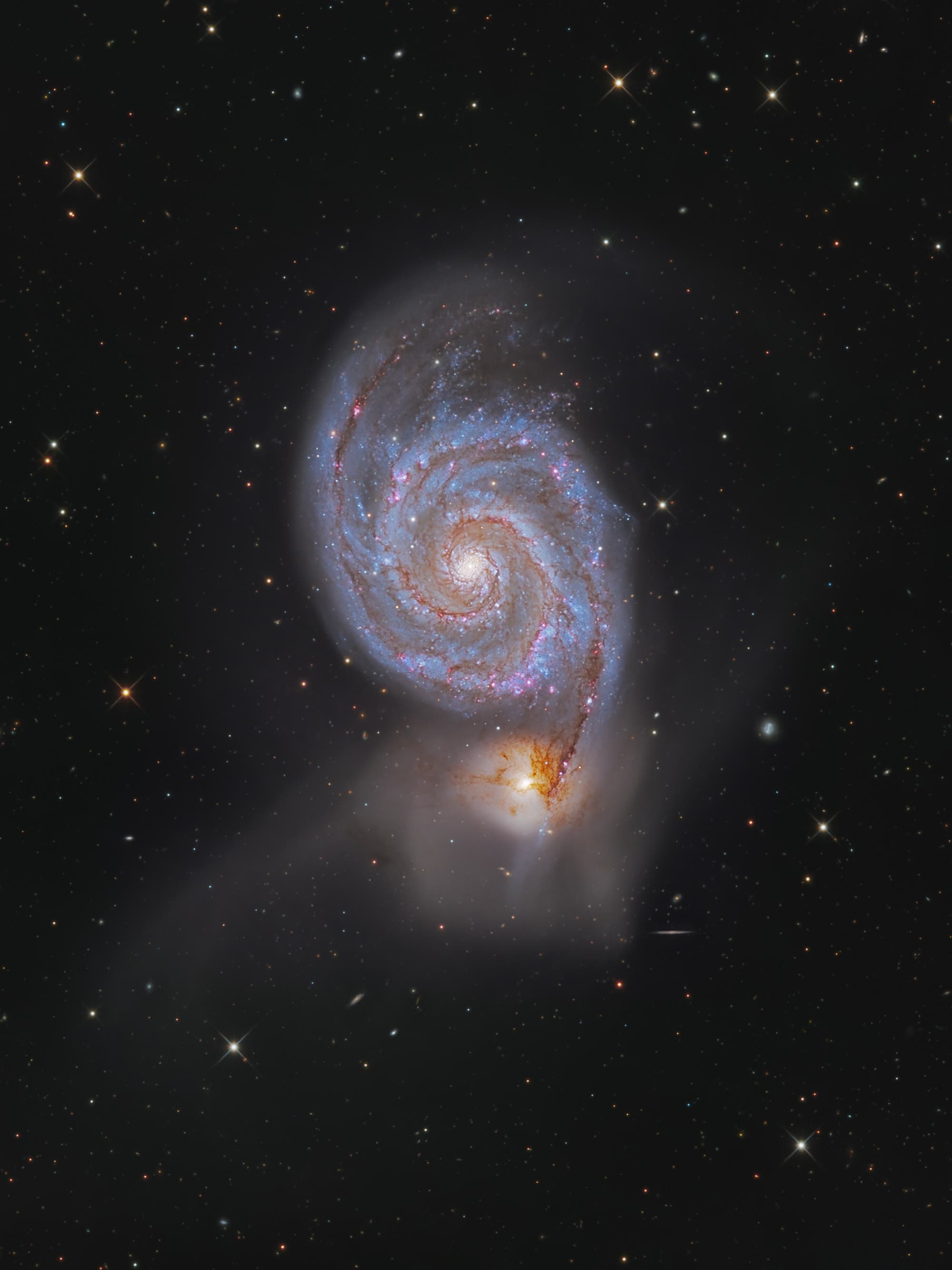 Messier 51, die Whirlpool-Galaxie
