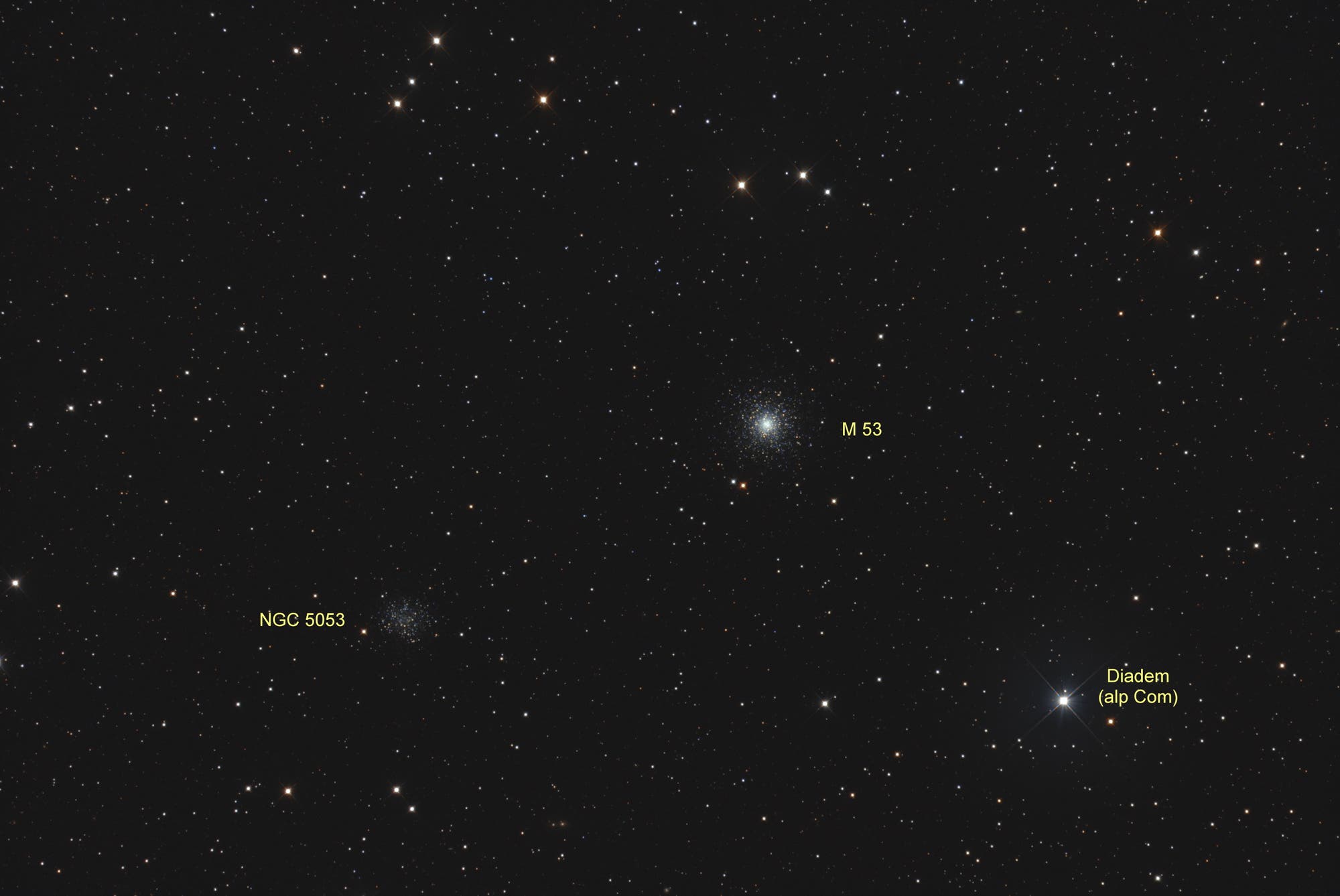 M 53 und NGC 5053  (Objekte)
