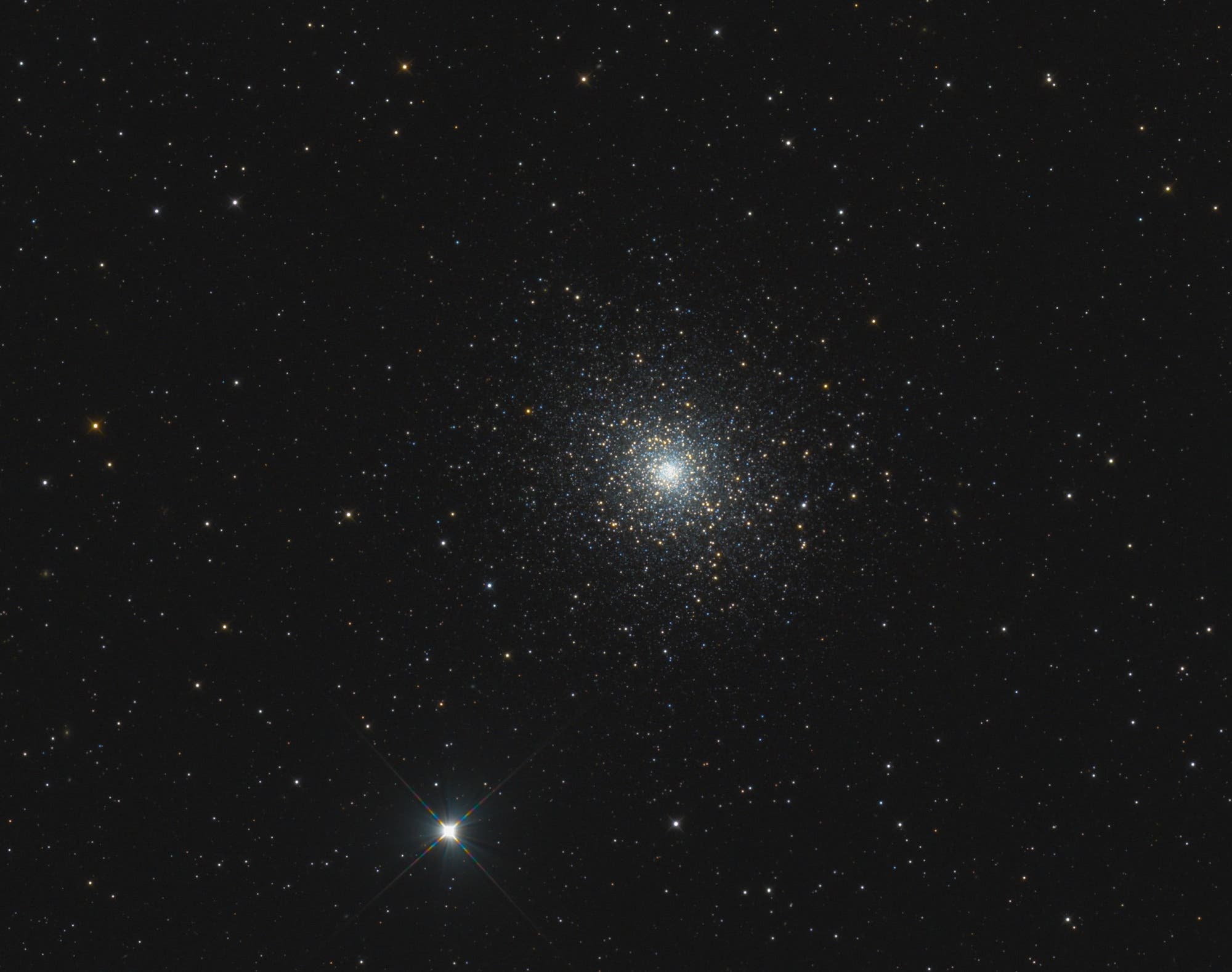 Messier 5 Kugelsternhaufen (Ausschnitt)