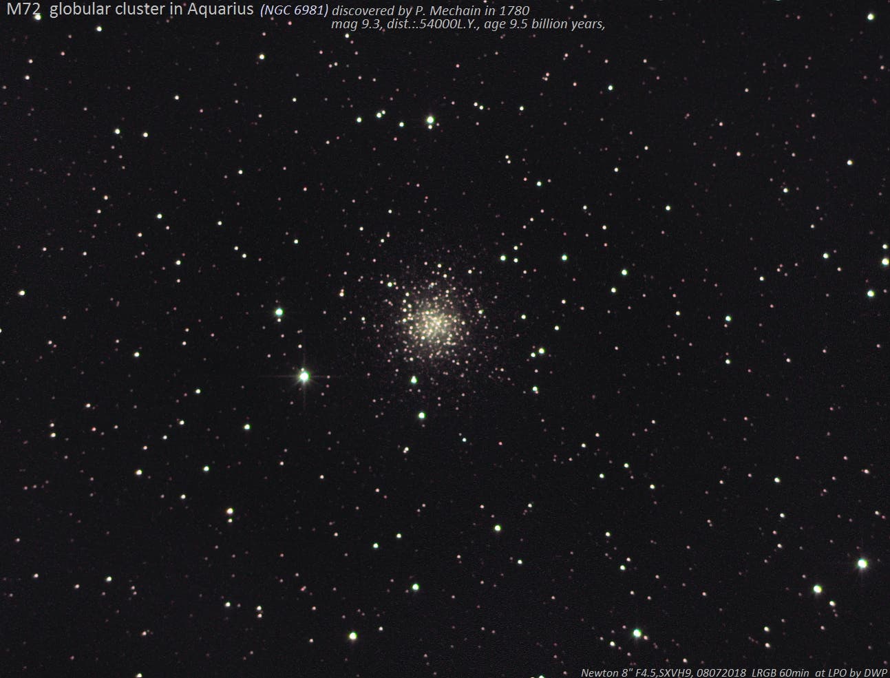 Messier 72 – Kugelsternhaufen im Wassermann