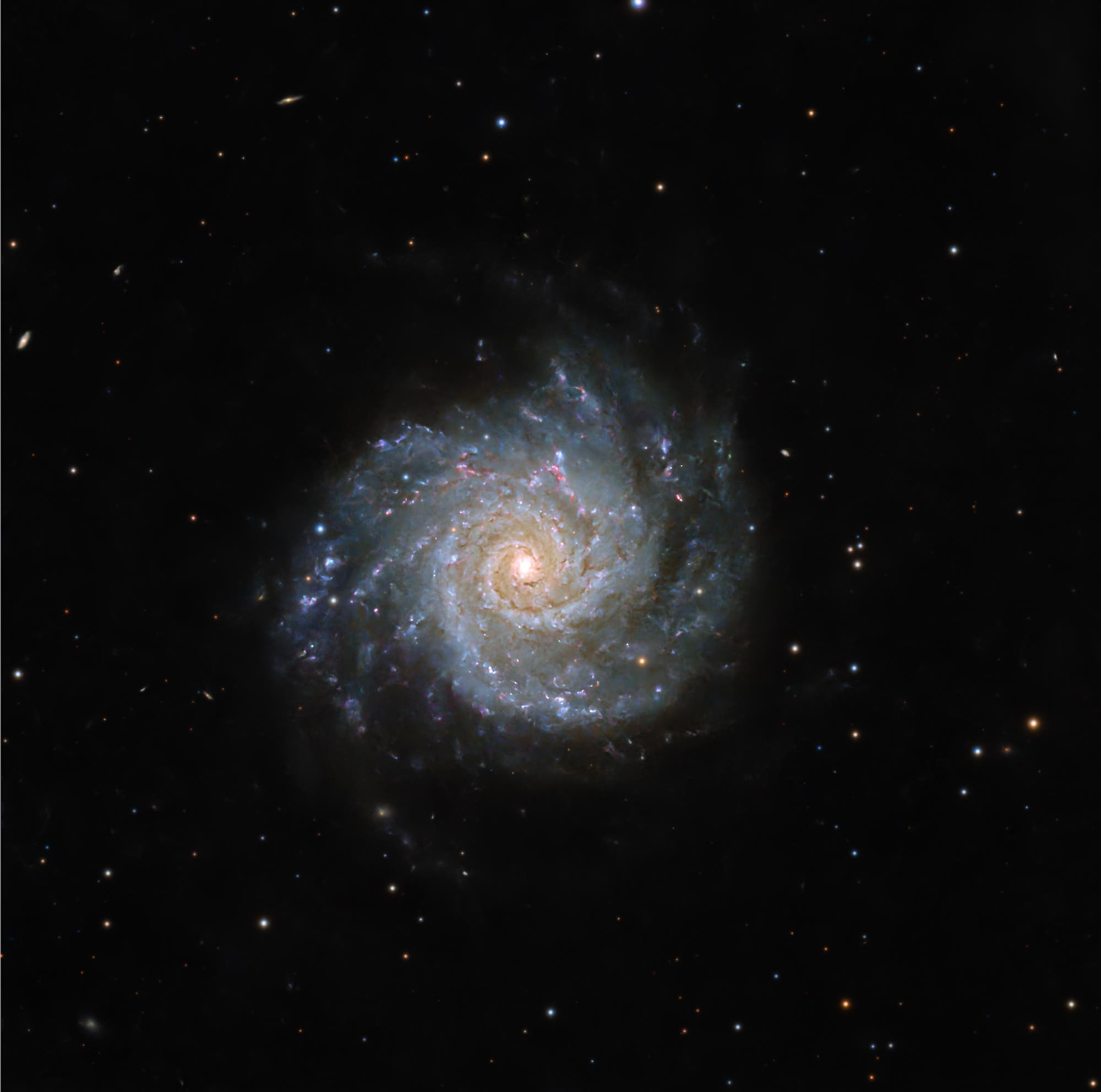 Messier 74: spiral galaxy in the constellation Pisces