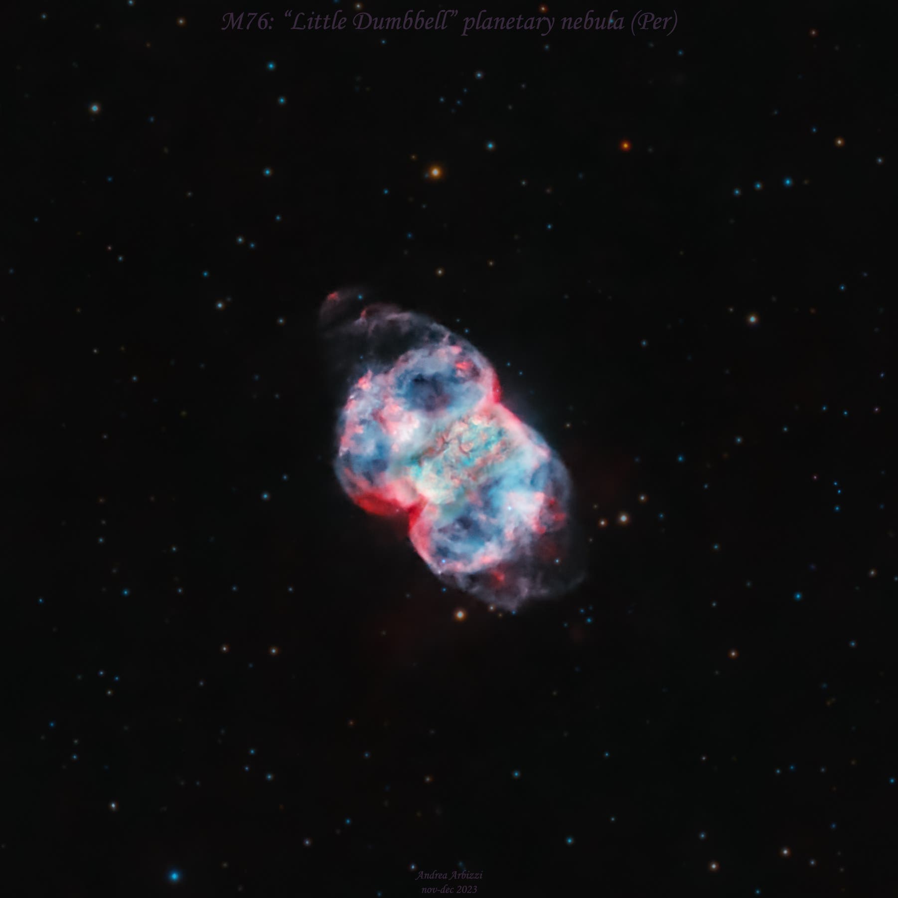 M76: La nebulosa «Pequeña Mancuerna».