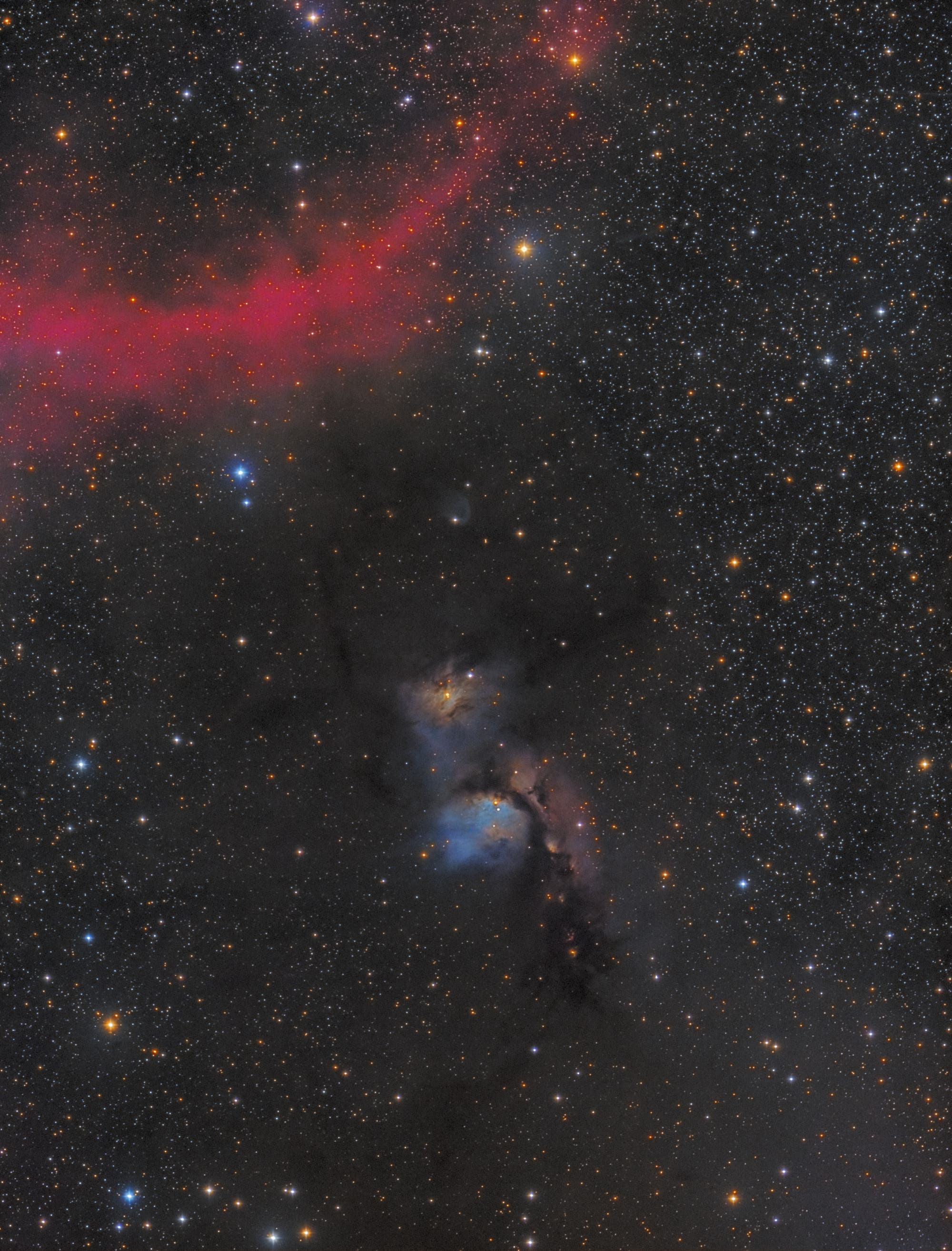 Messier 78 und Barnard's Loop