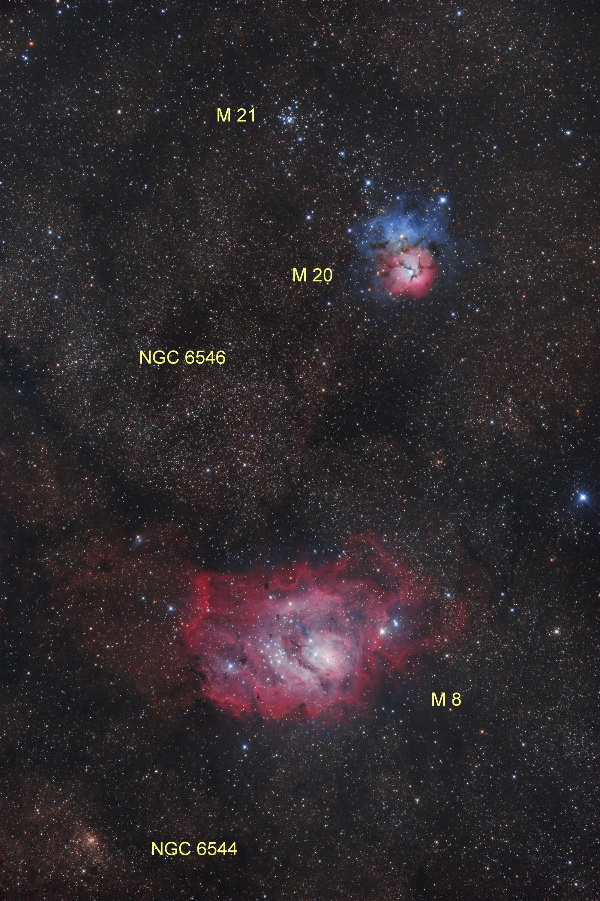 M 8  und M 20  (Objekte)