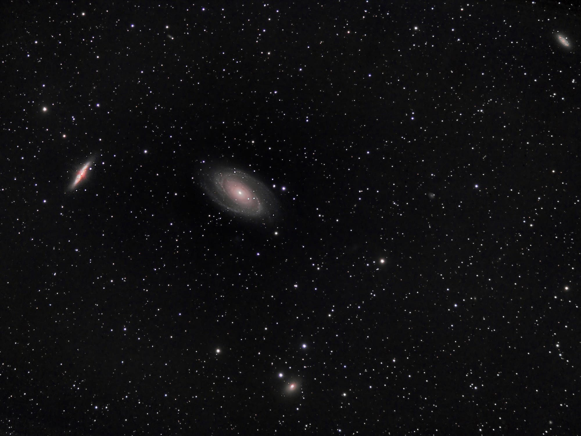 M81-Galaxiengruppe im Sternbild Ursa Major