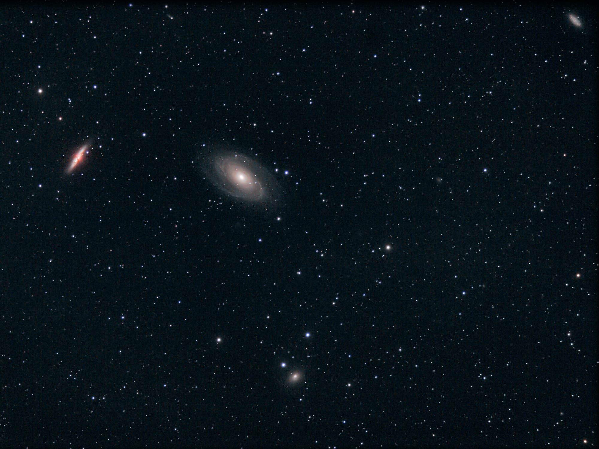 M81-Galaxiengruppe im Großen Bär