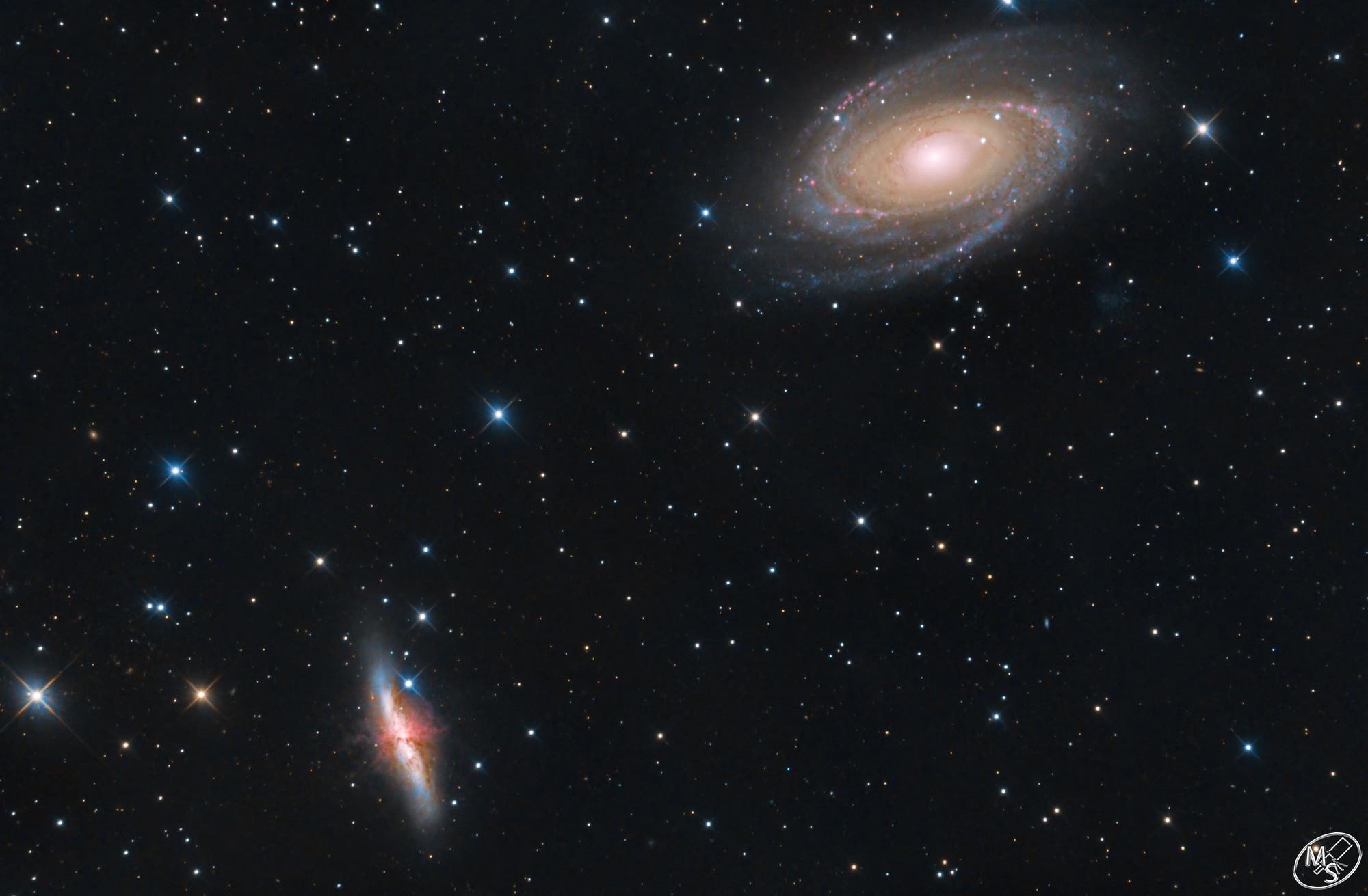 Messier 81 & Messier 82