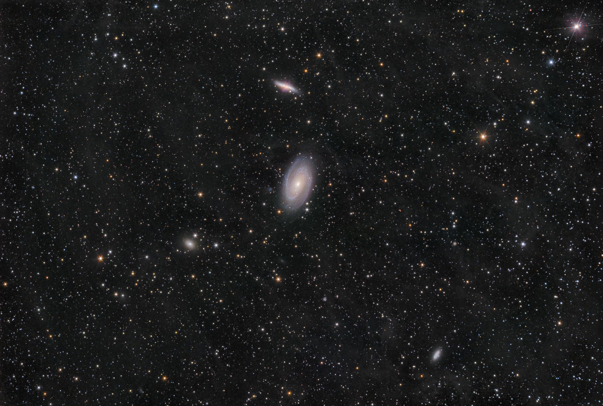 Im Feld von Messier 81 und Messier 82