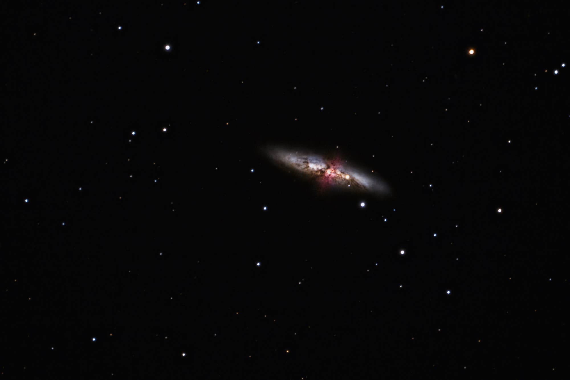 Messier 82 mit SN 2014 J