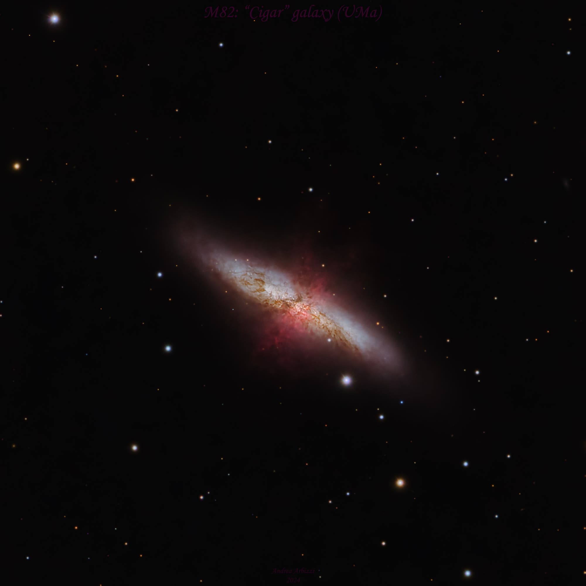 Messier 82: »Cigar galaxy«