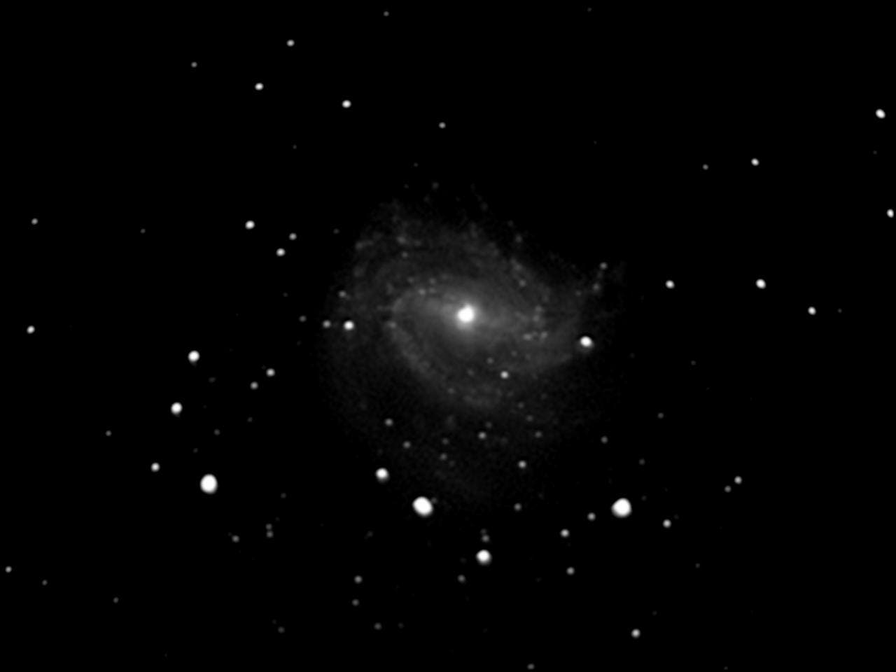 Galaxie Messier 83 am 20. April 2017