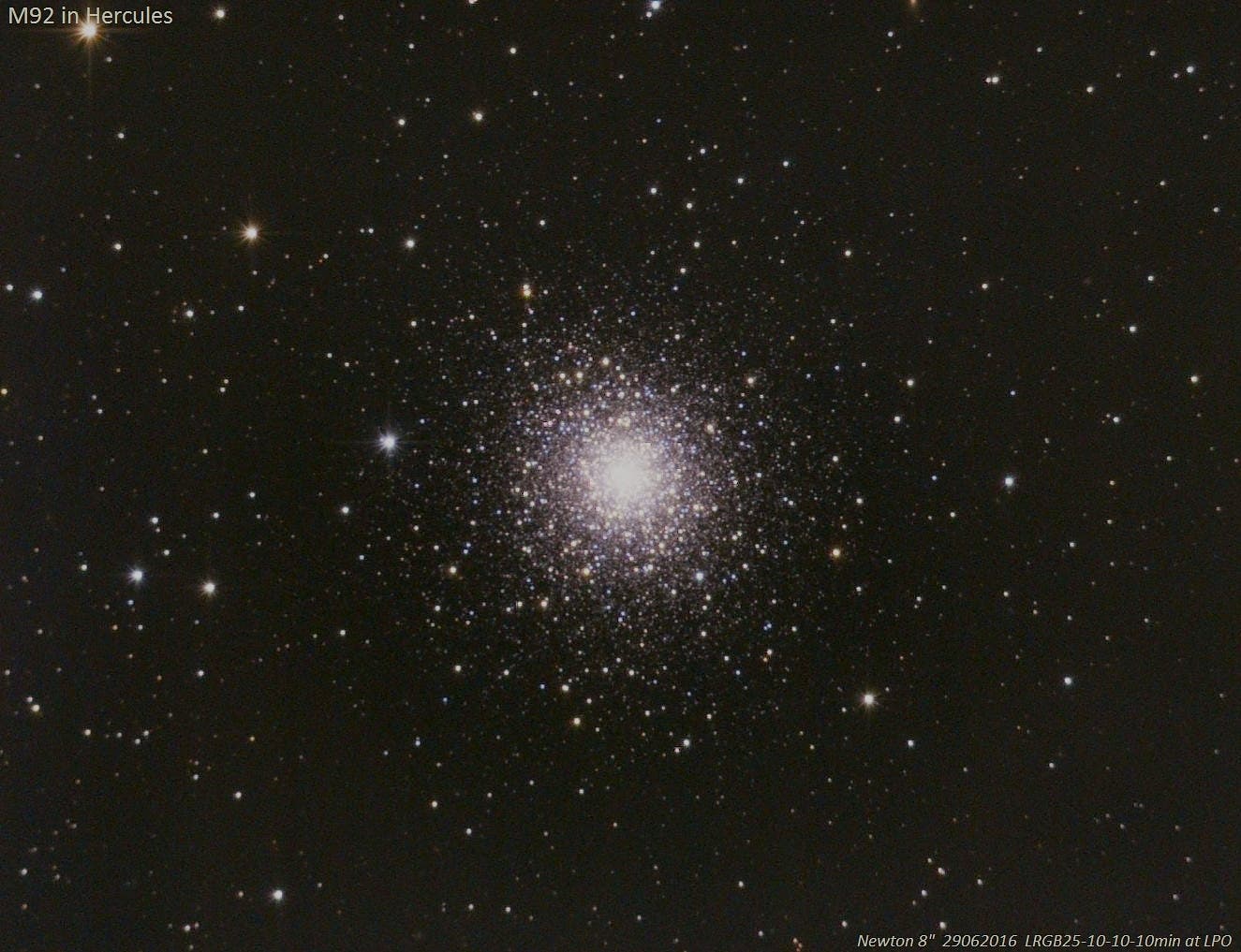 Messier 92 Kugelsternhaufen im Herkules