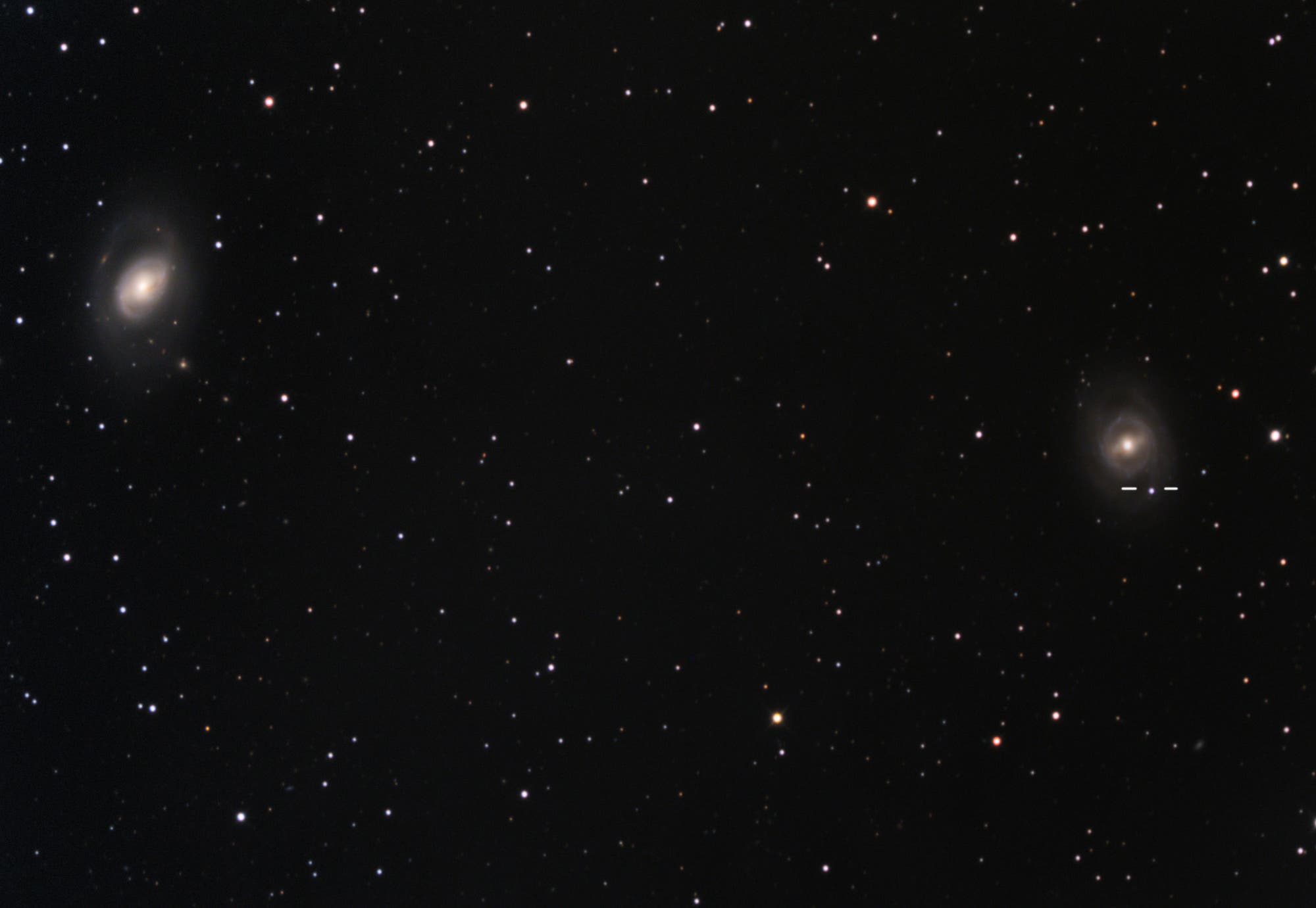 M 95 mit Supernova und M 96