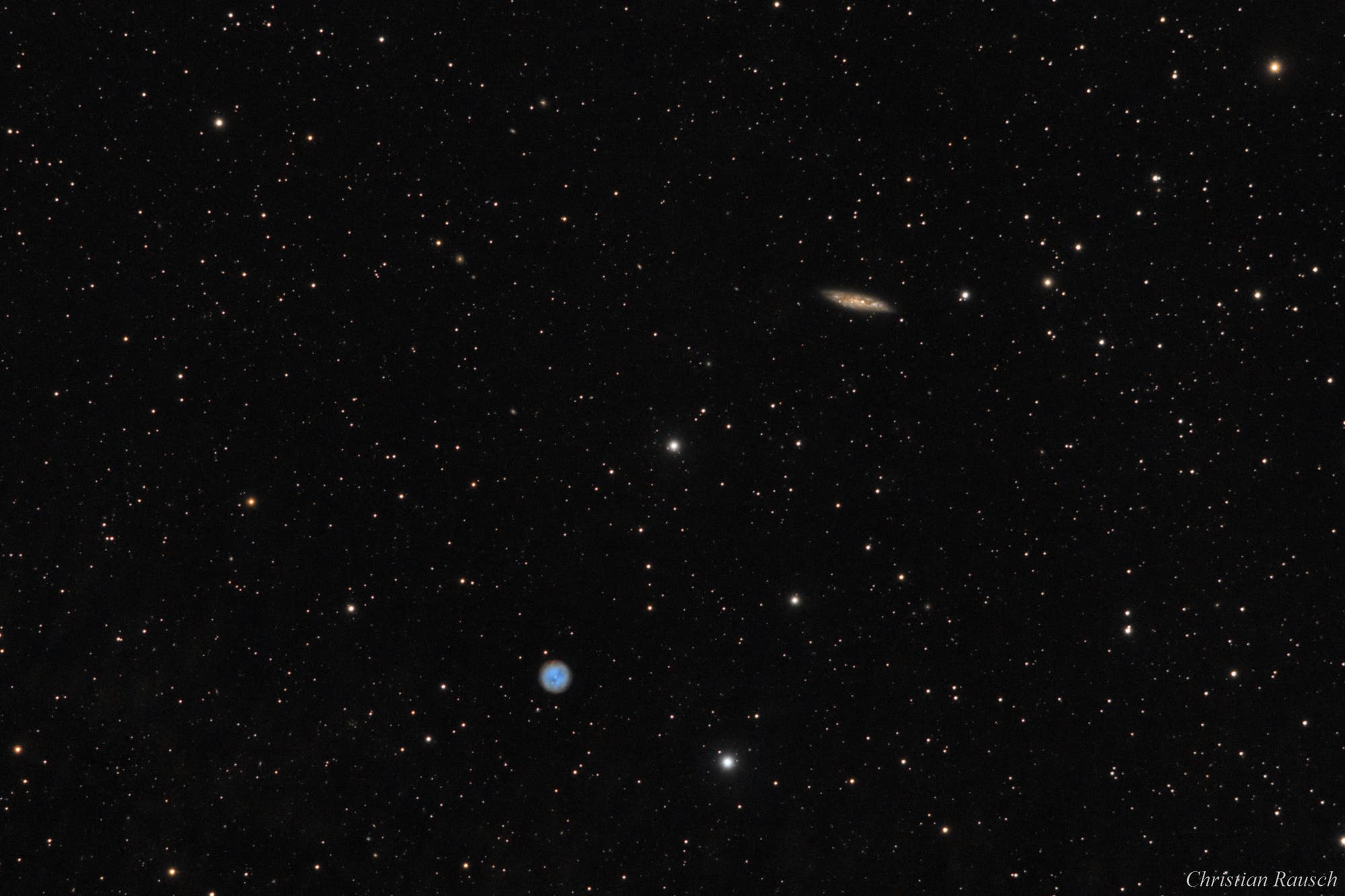 Kosmisches Duo – M97 und M108