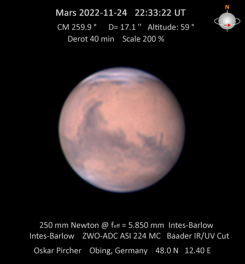 Mars 24. November 2022