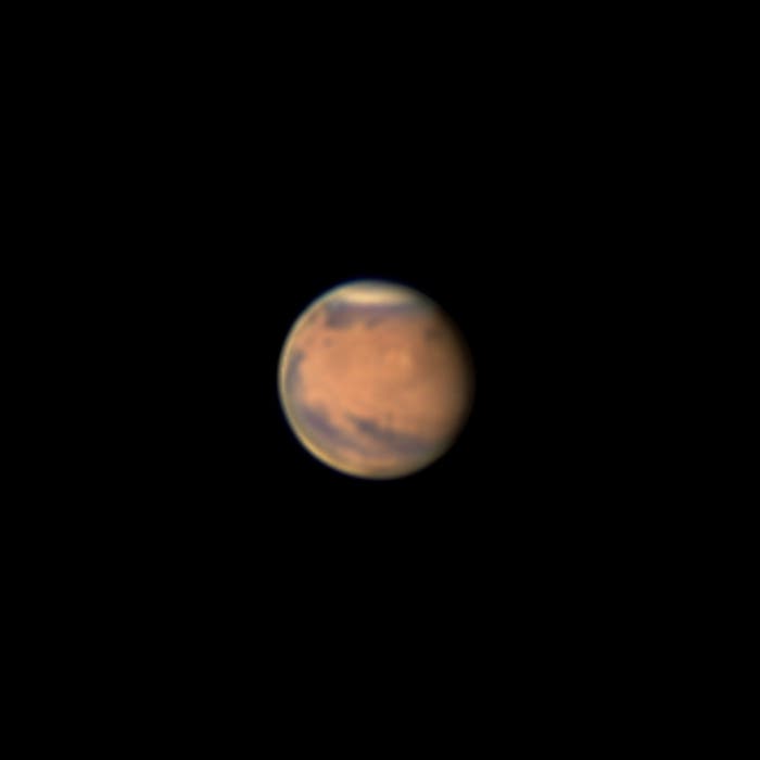 Mars am 13. Dezember 2024