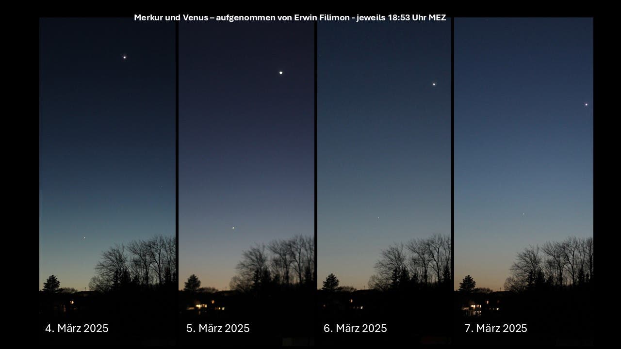 Venus und Merkur