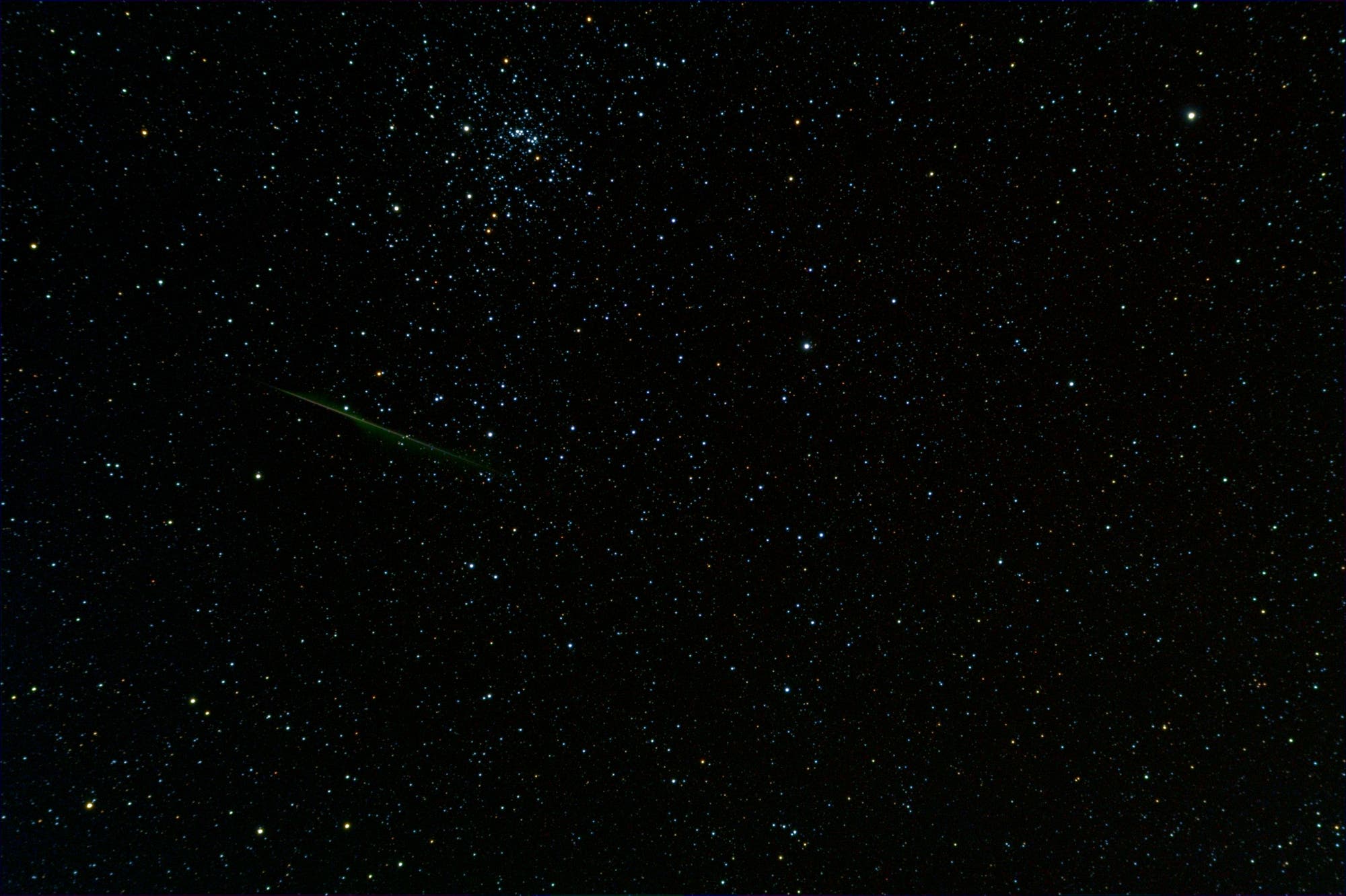 Meteor bei NCG 869