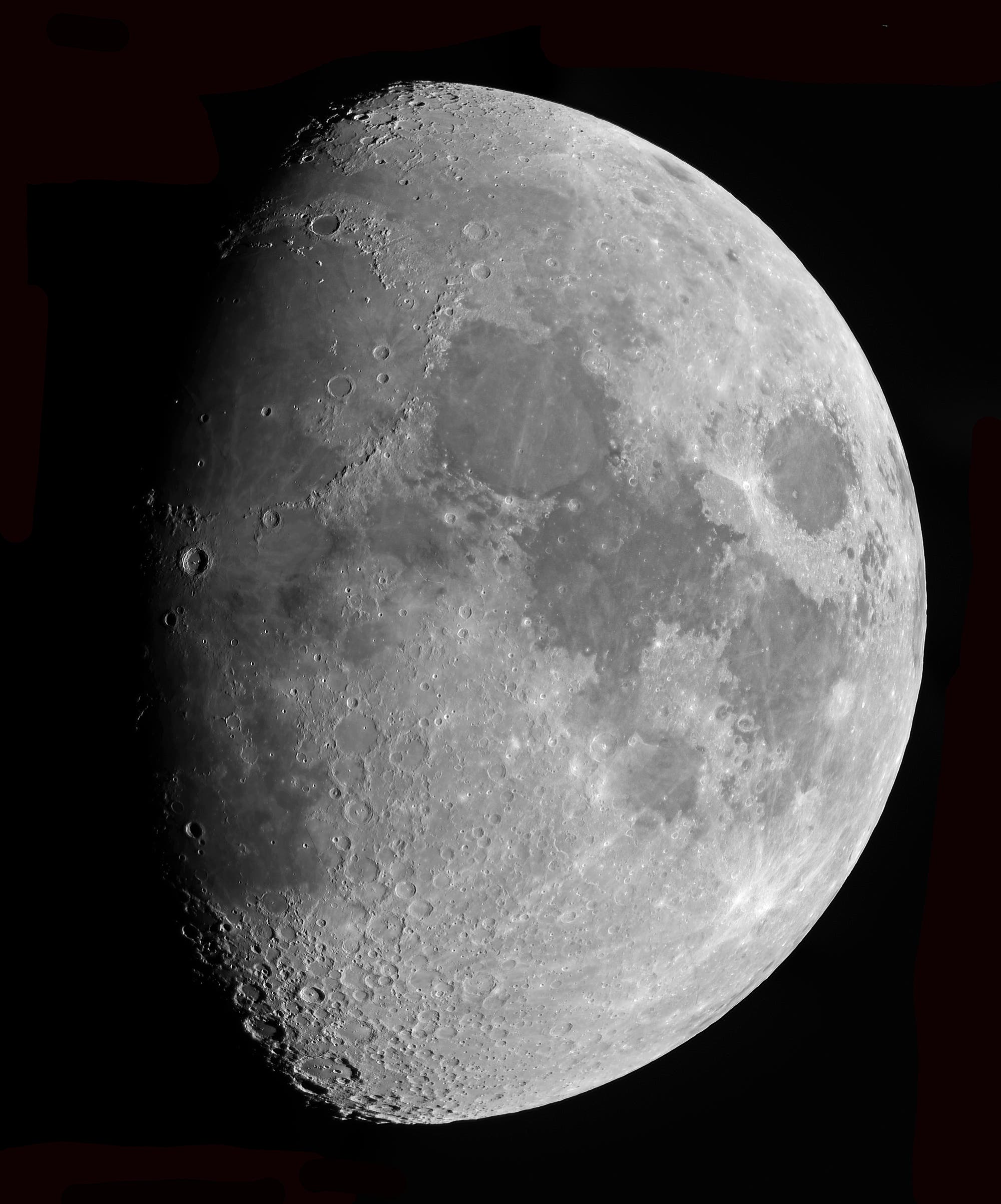 Mond am 7. März 2017