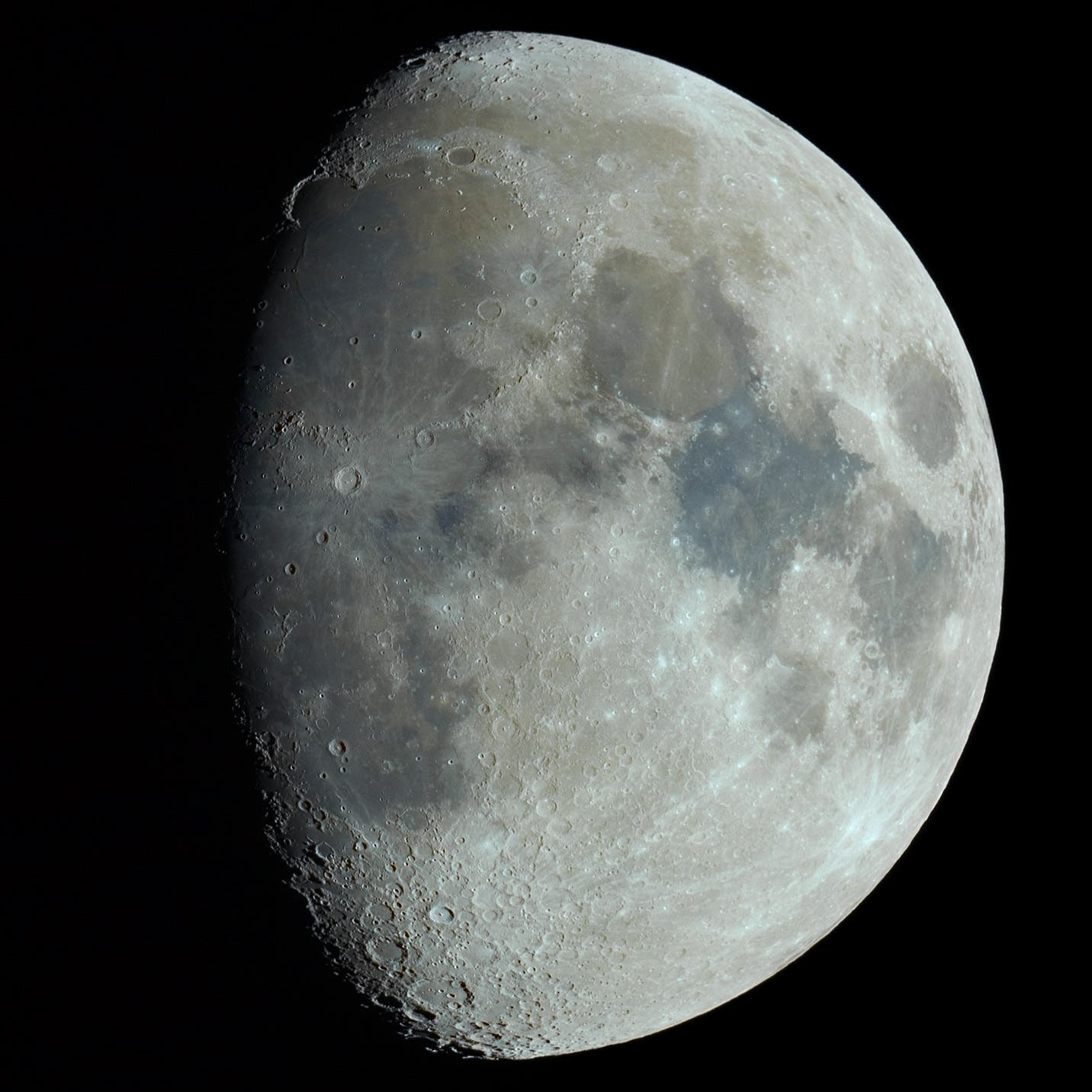 Mond am 25.3.2010, am 10. Tag nach Neumond