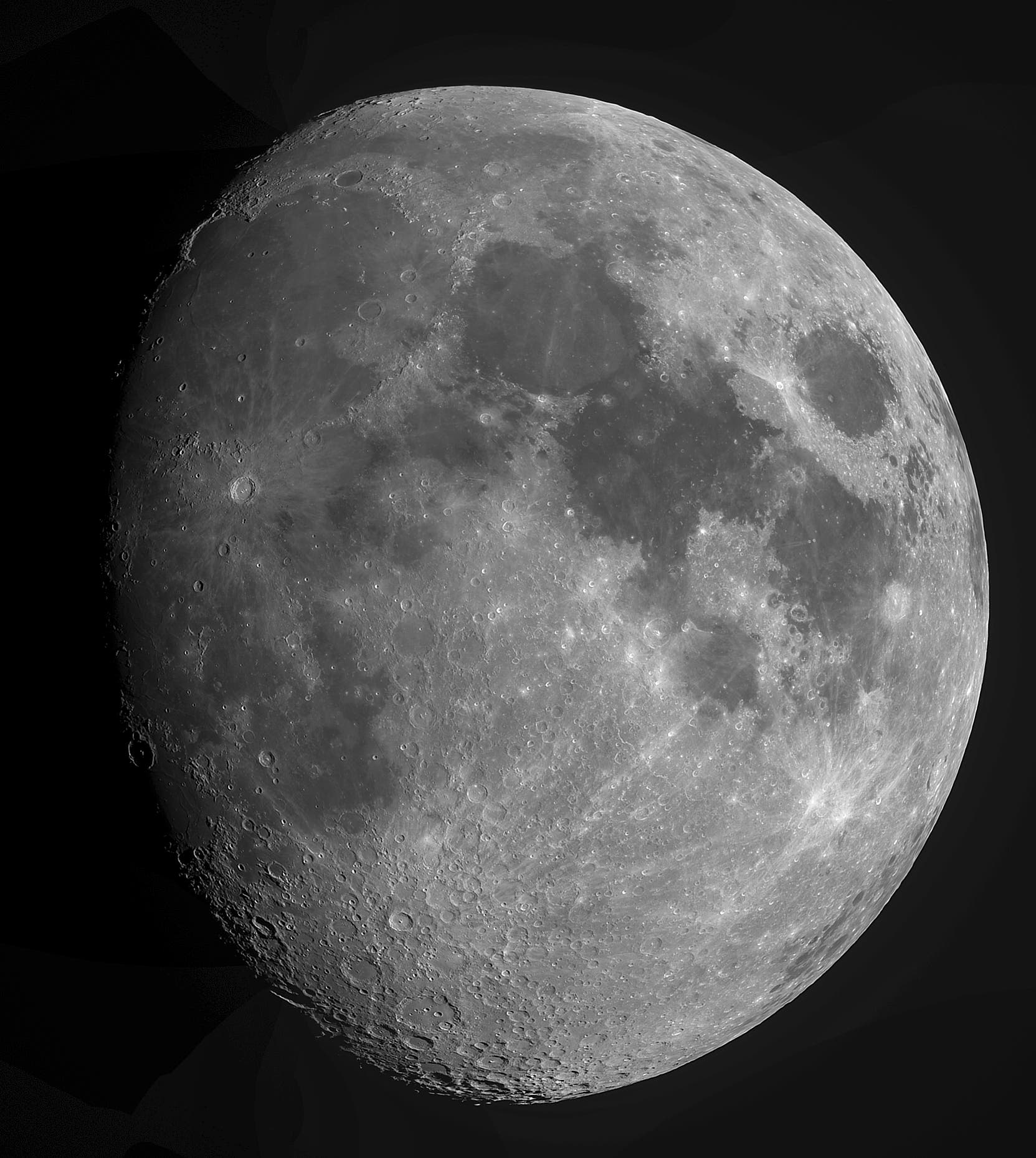 Der Mond am 25. Mai 2018