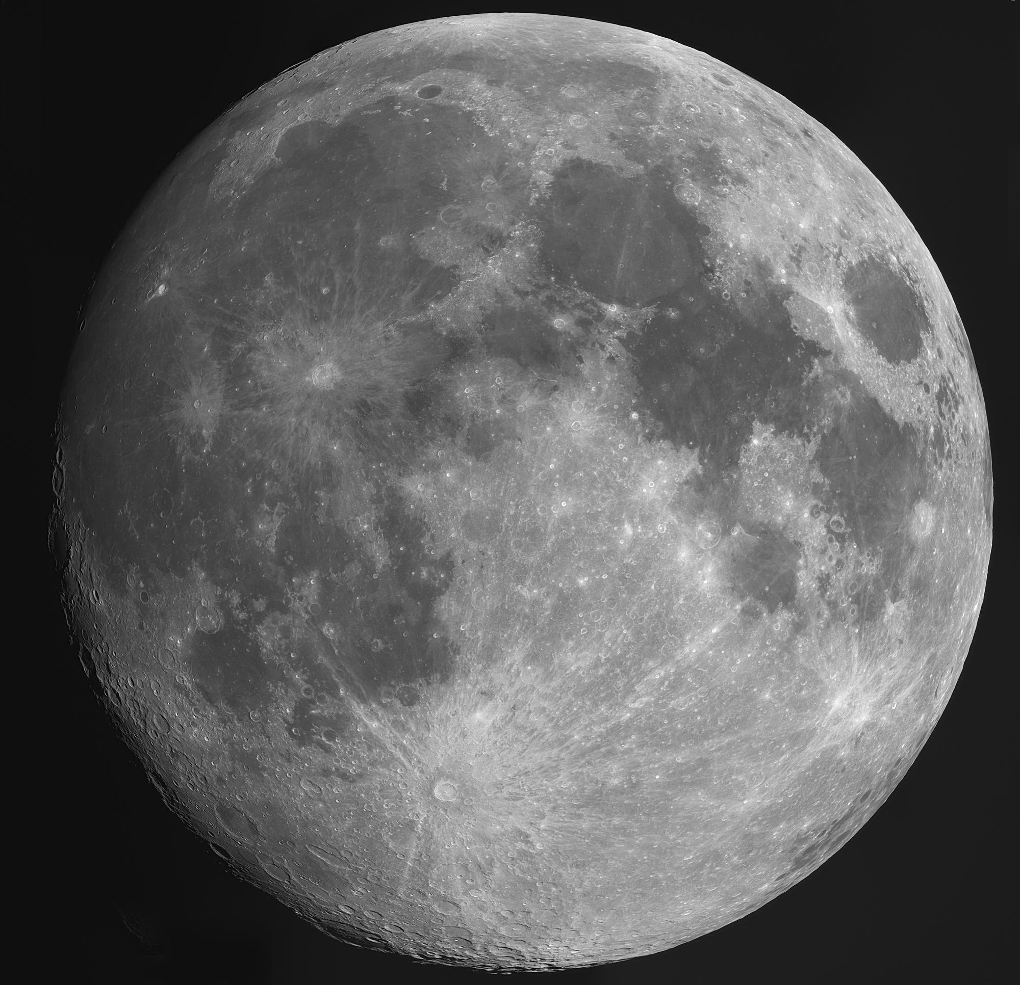 Der Mond am 7. Juni 2017