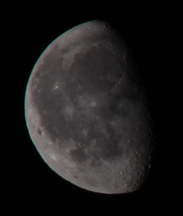 Abnehmender Mond am 31. März 2024
