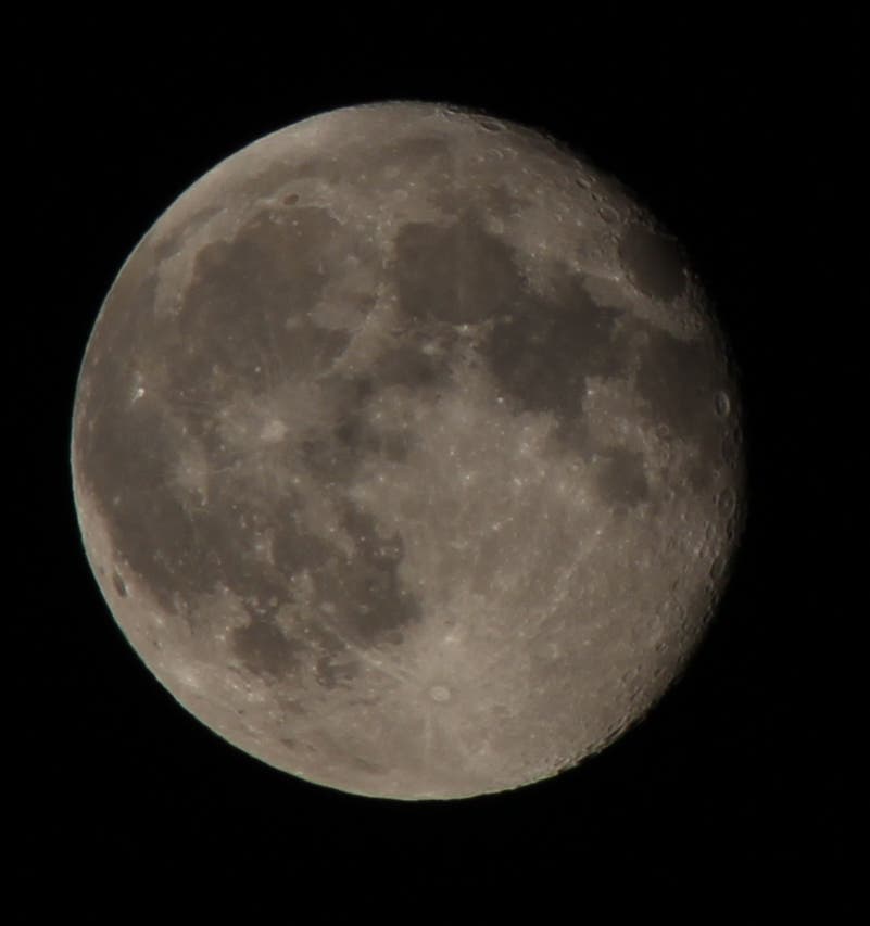 Abnehmender Mond - 40,5 Stunden nach Vollmond