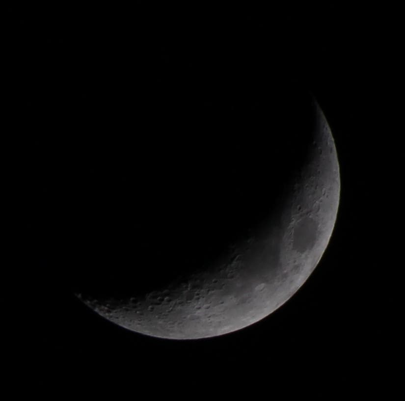 Zunehmende Mondsichel