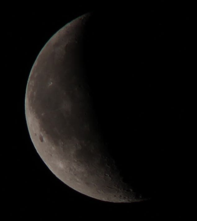 Abnehmender Mond