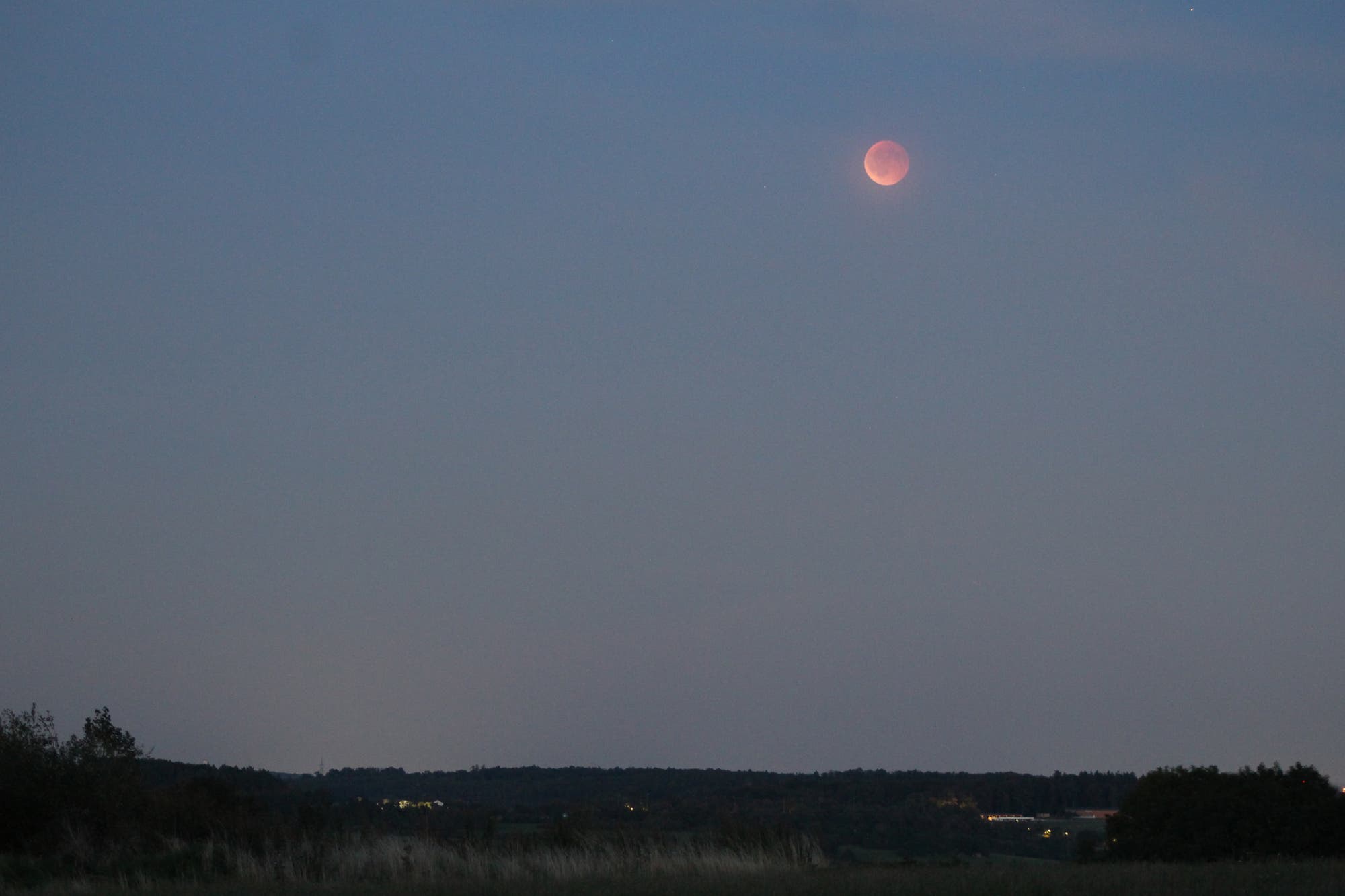 Total verfinsterter Vollmond
