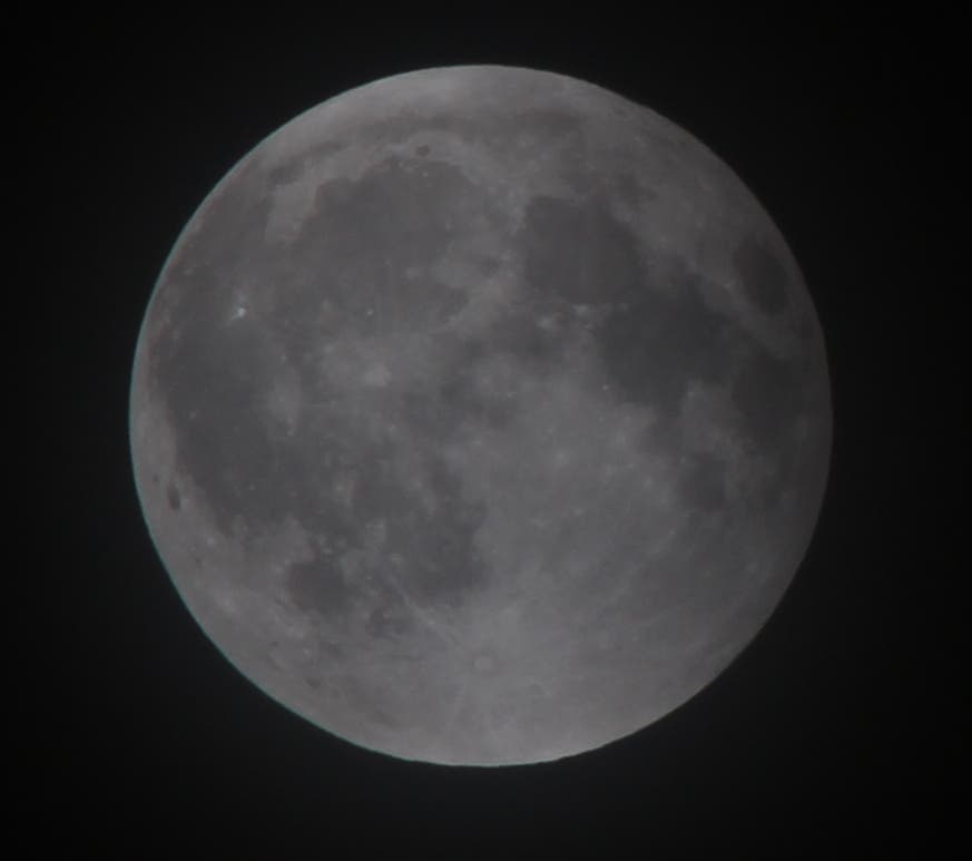 Halbschattenphase der Mondfinsternis