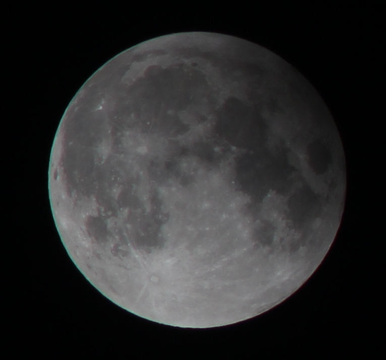 Mondfinsternis am 16. Juli 2019, Halbschattenphase