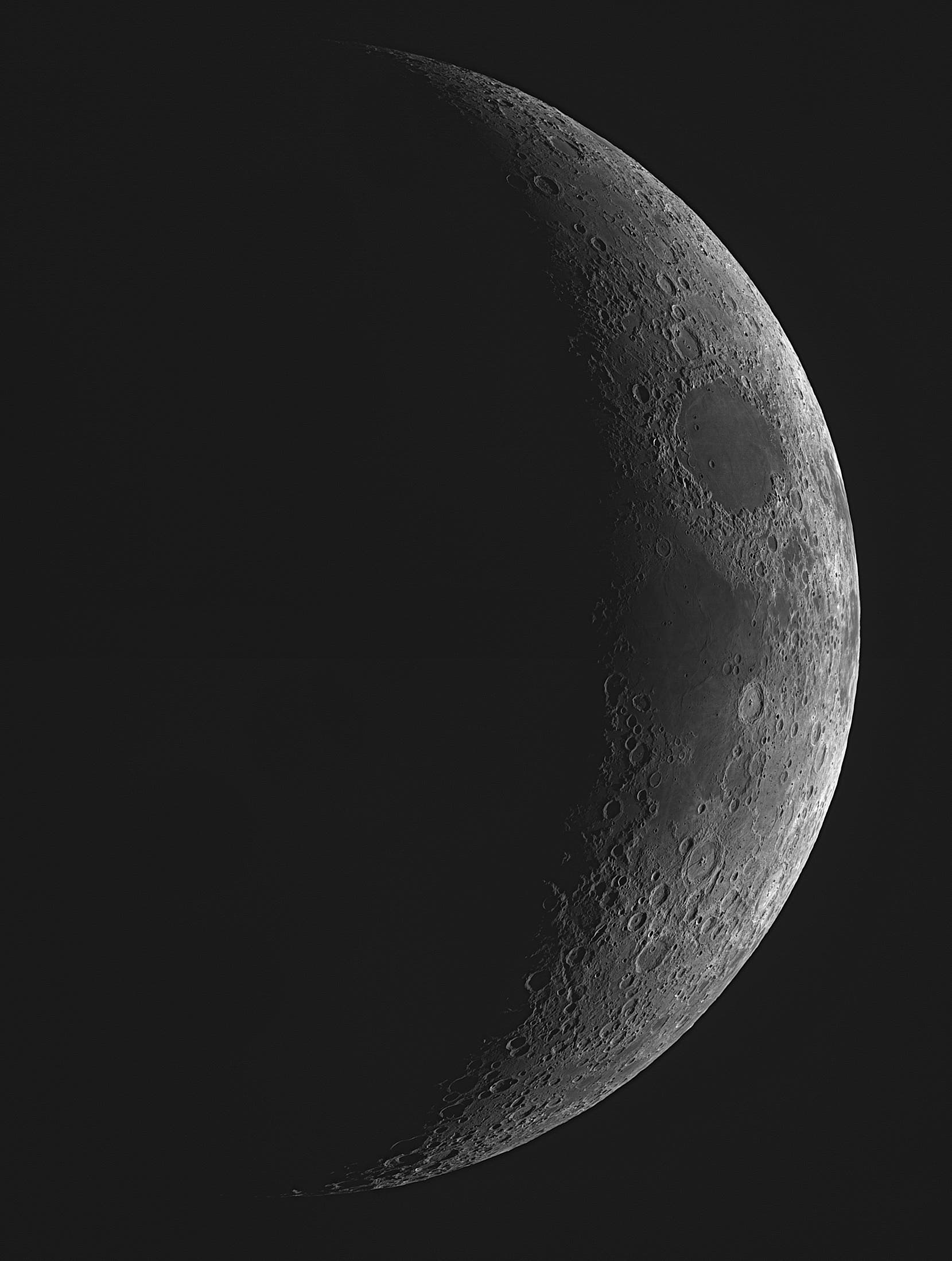 Der Mond am 13. Oktober 2018