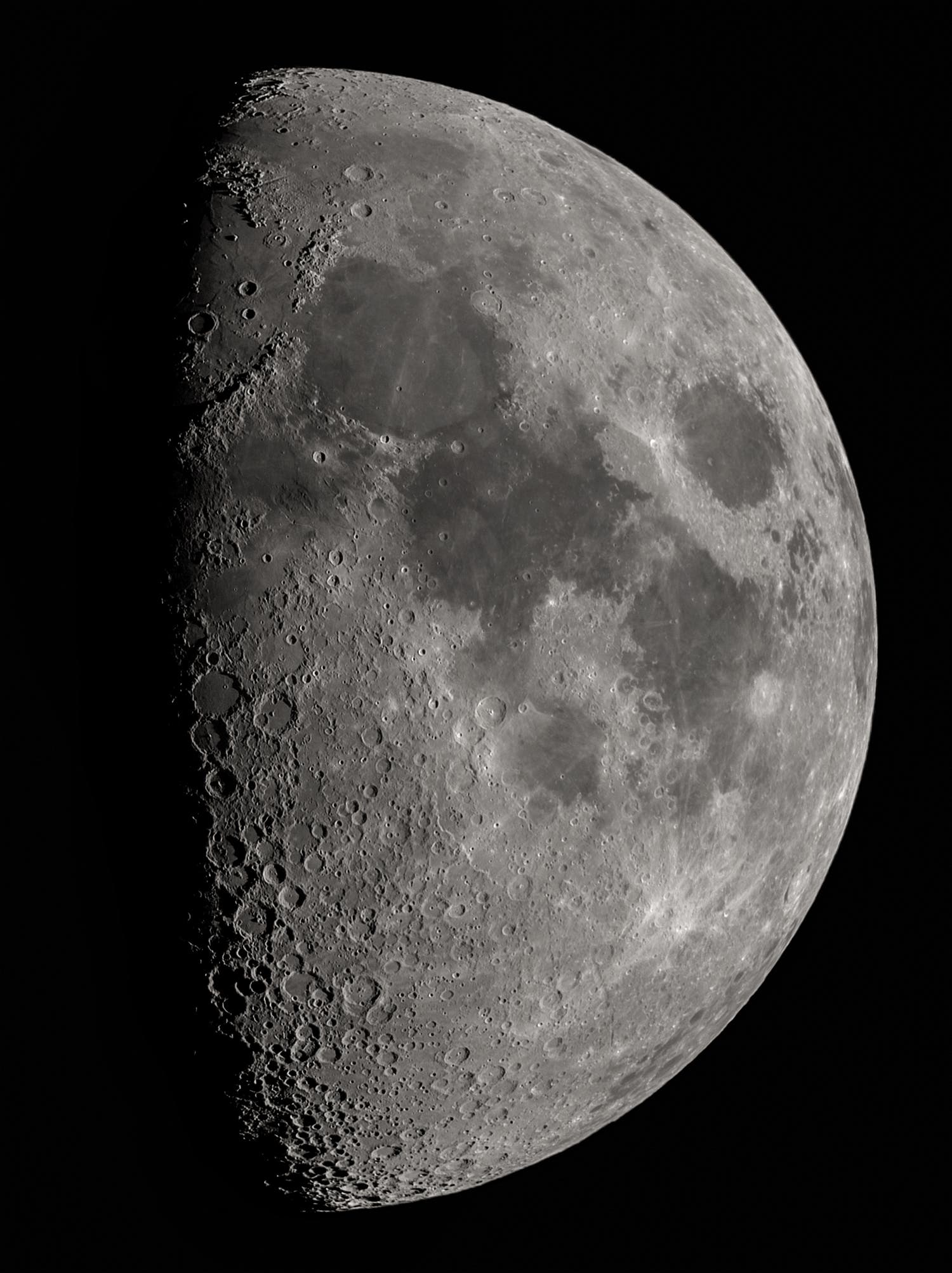 Mond am 8. August 2019