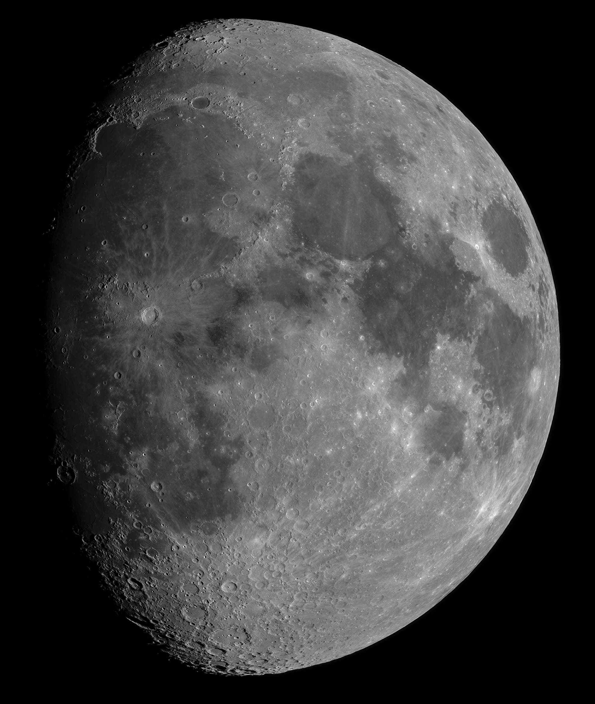 Der Mond am 15. Februar 2019 (1)