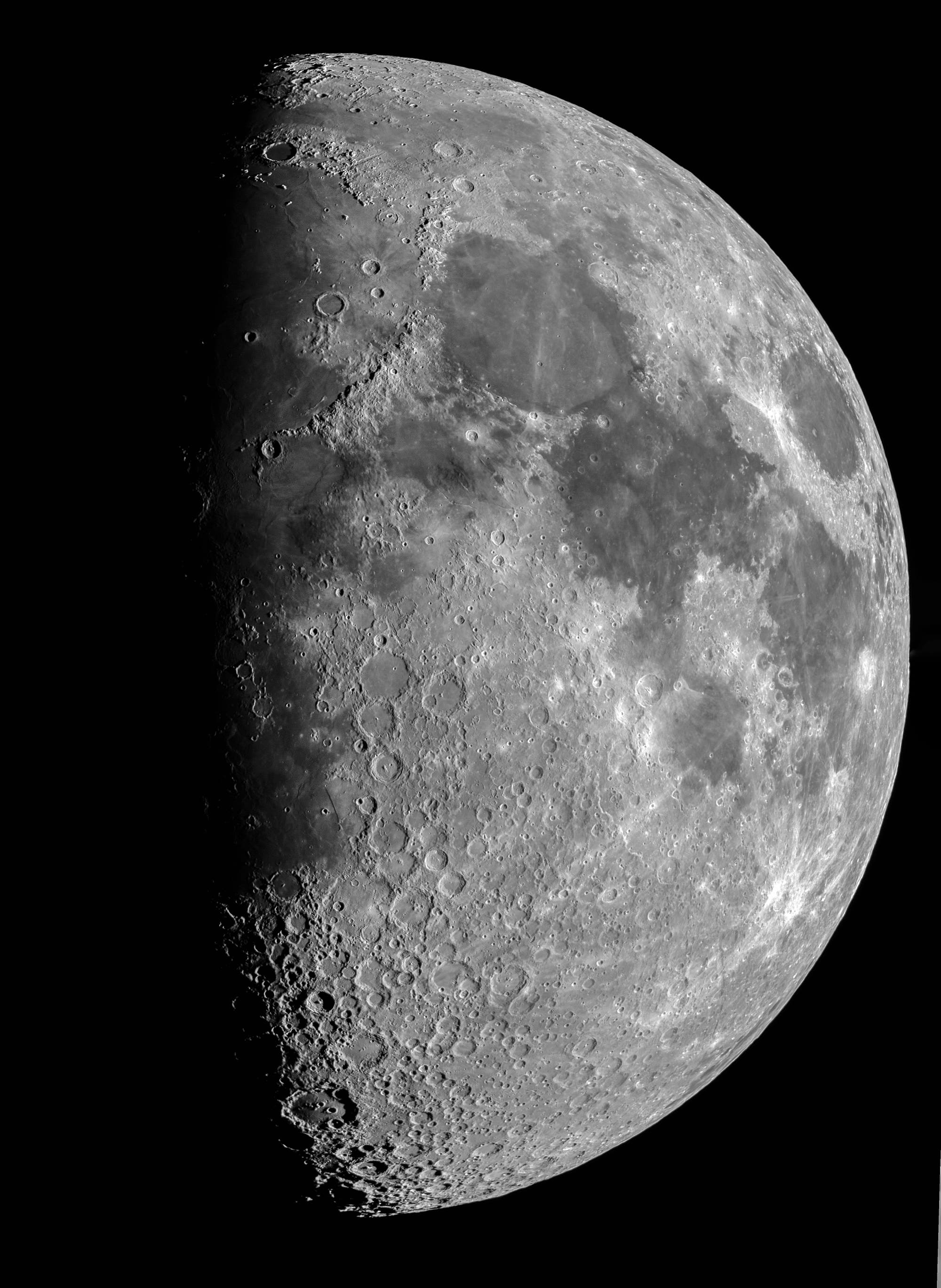 Der Mond am 1. Mai 2020