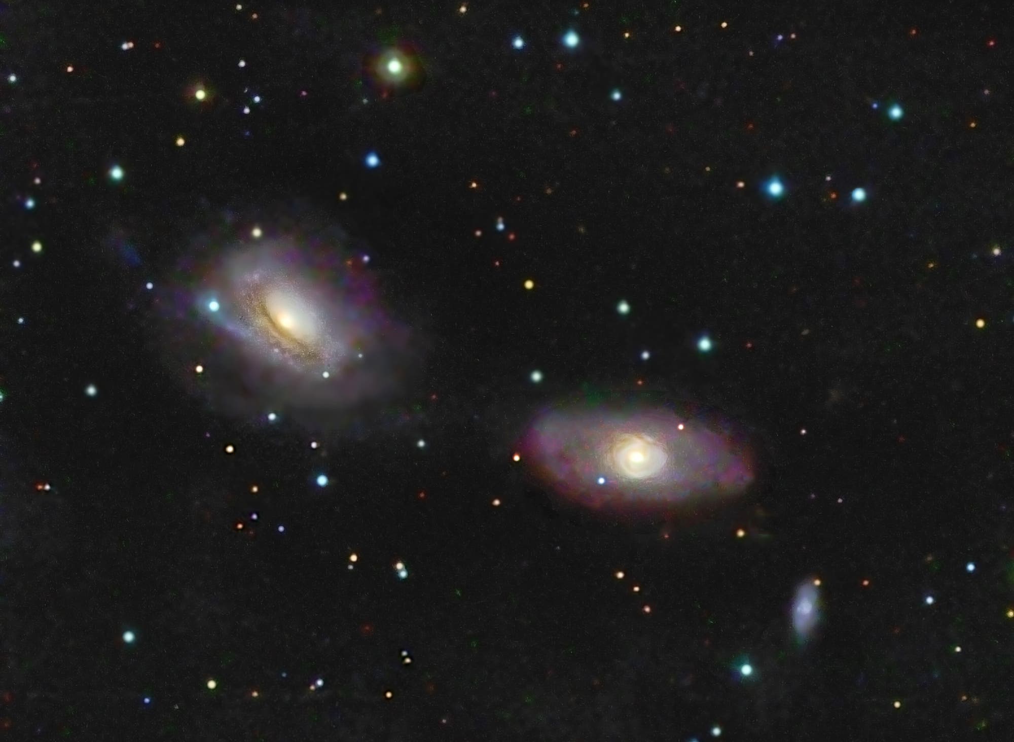 NGC 3166 und NGC 3169