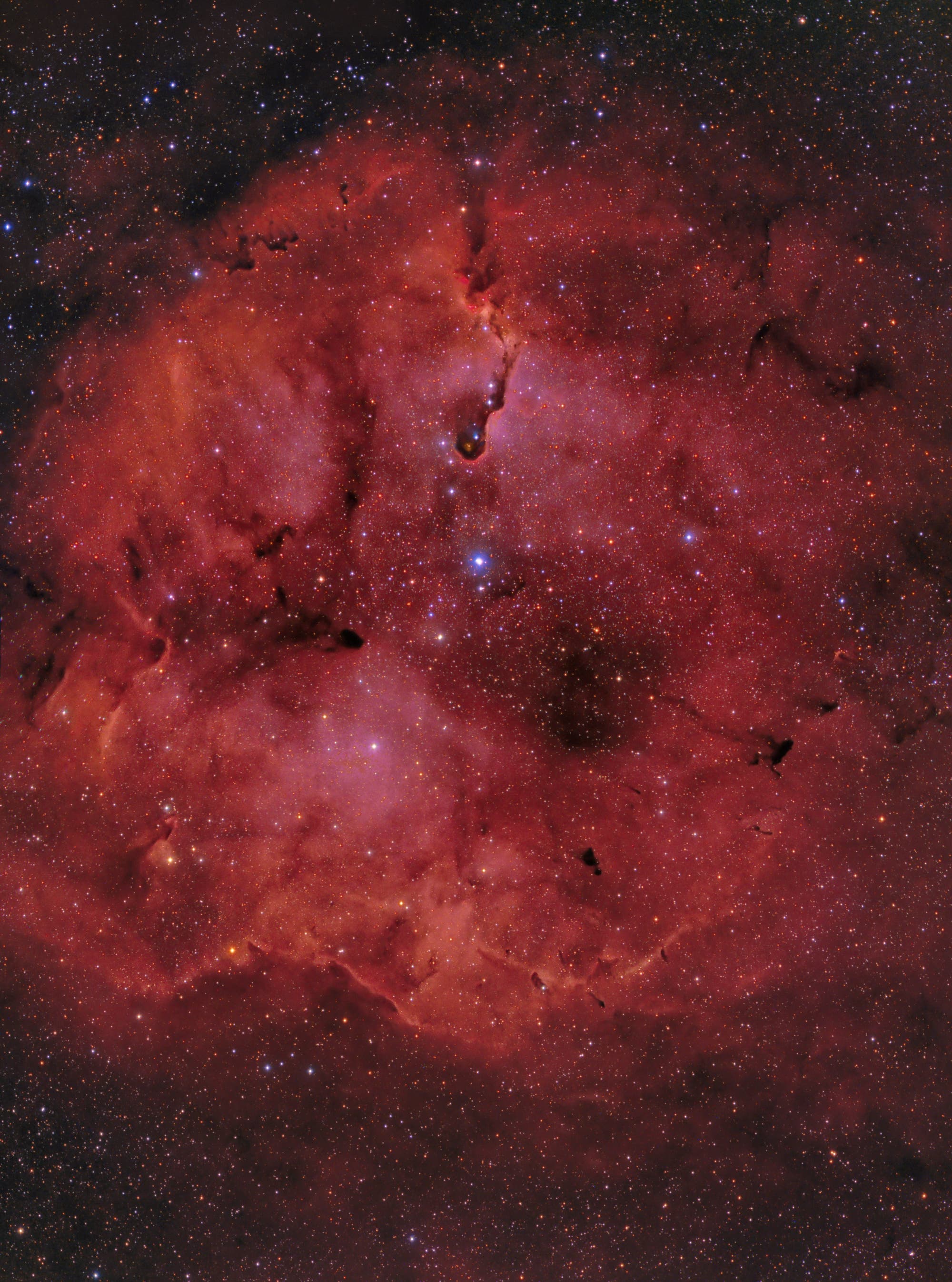 IC1396 Mosaik - Ha-OIII-RGB