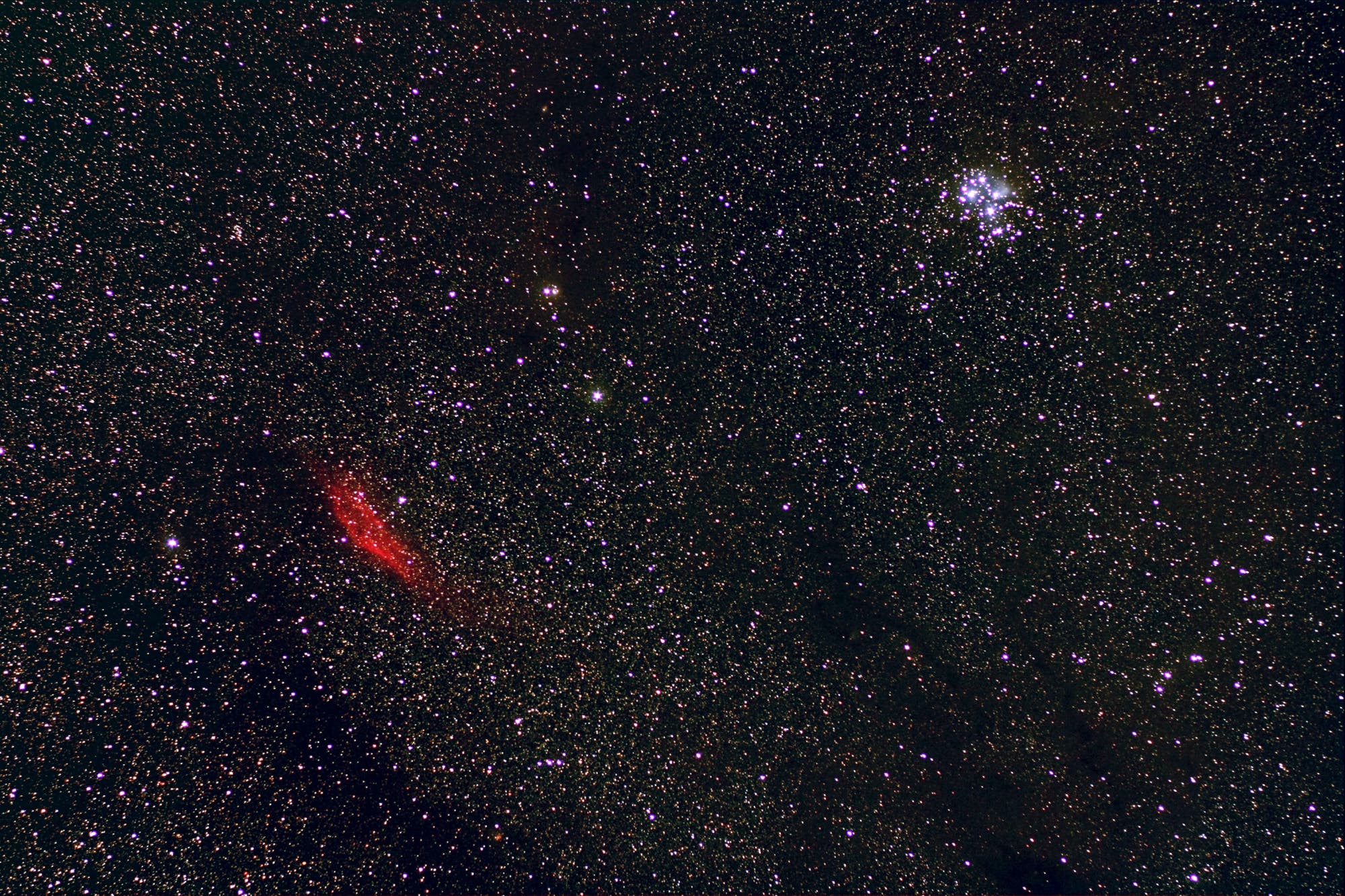NGC 1499 und M 45