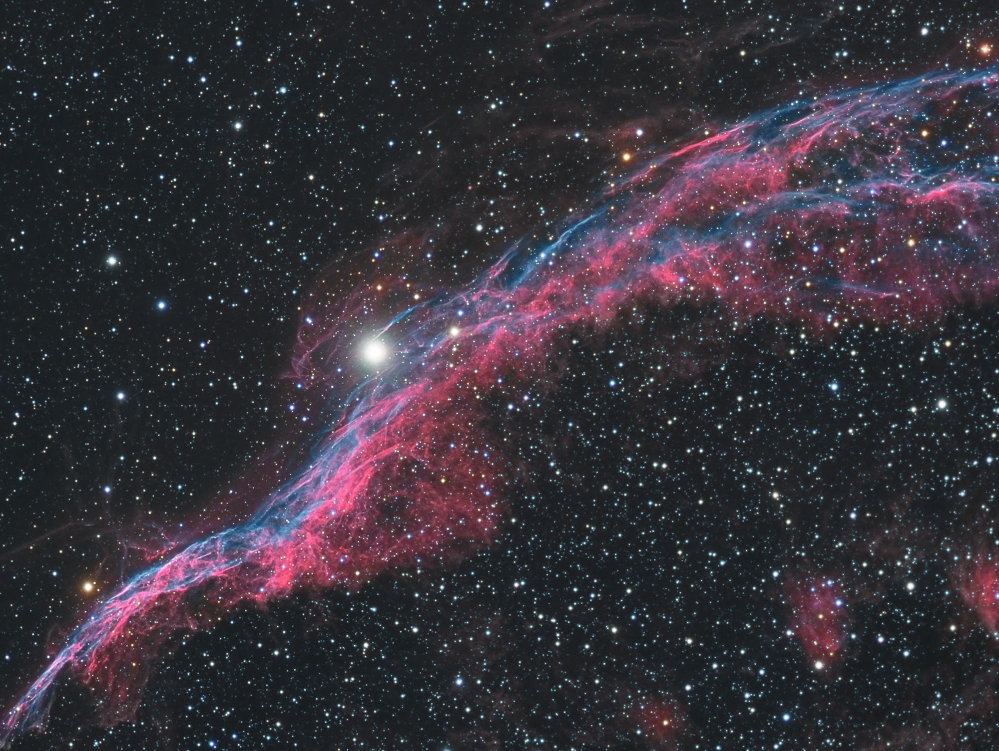 NGC6960 H-Alpha+RGB