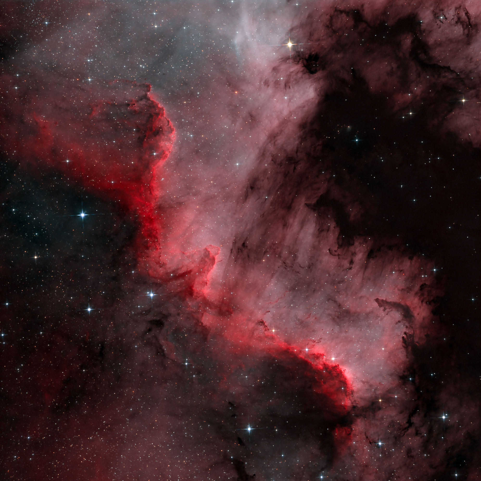 NGC 7000 Große Mauer HOO