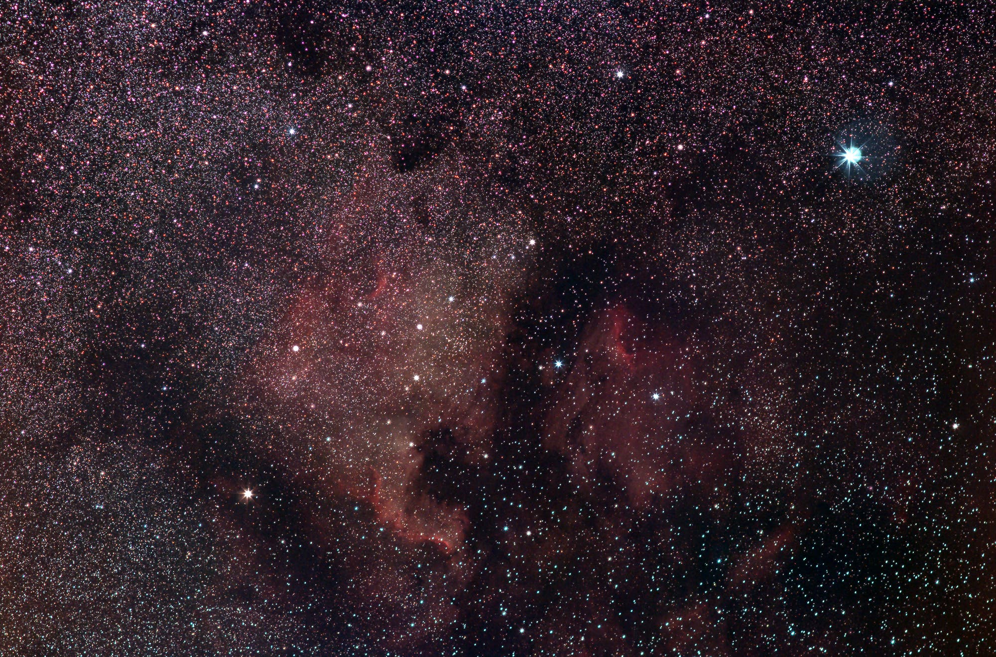 NGC 7000 and IC 5070 in Cygnus during lockdown