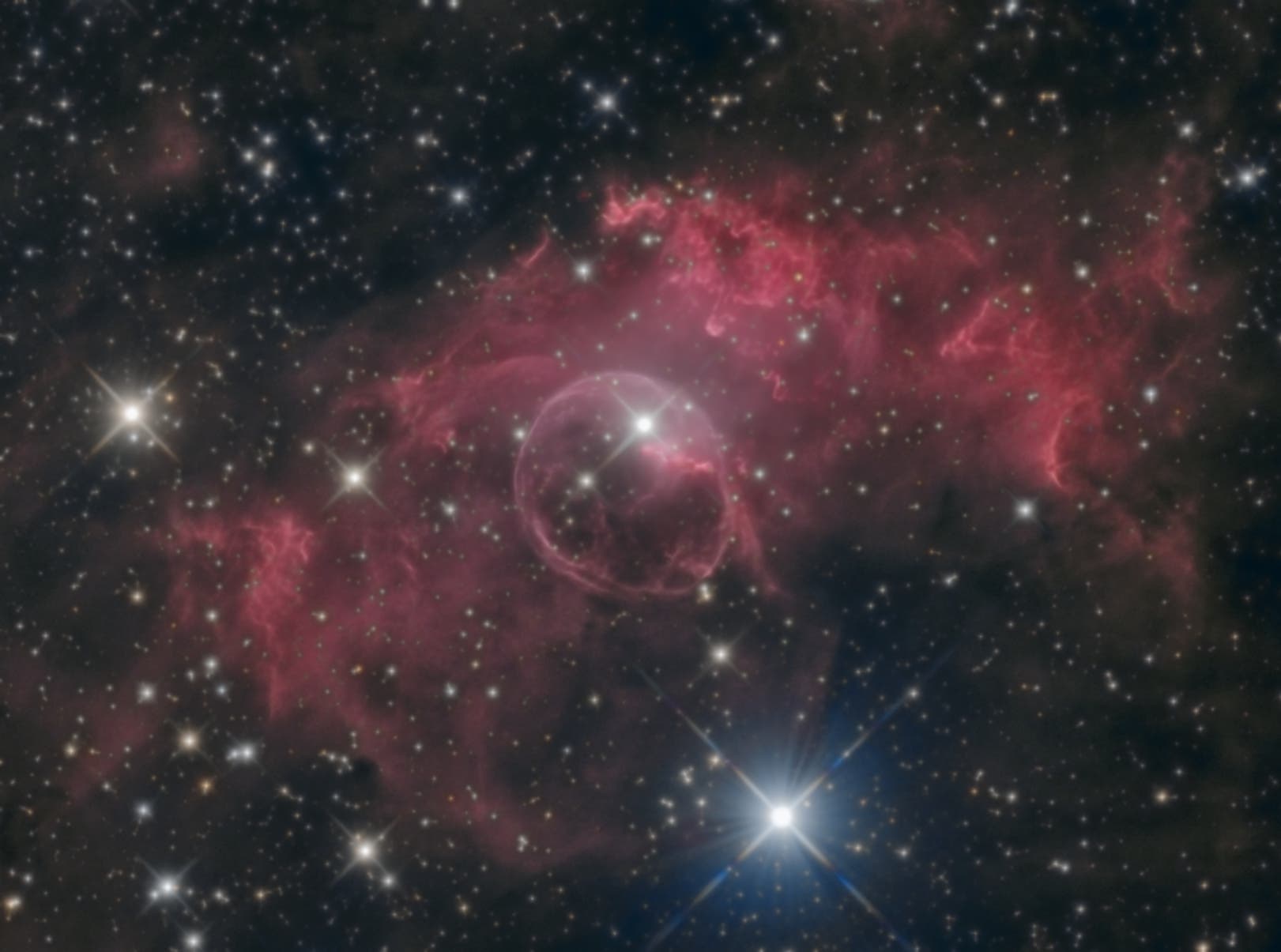 NGC 7635 (H-Alpha RGB)