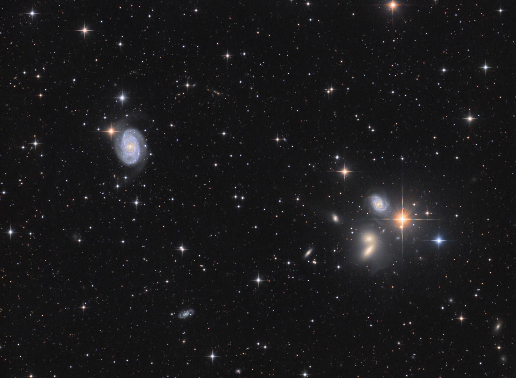 NGC 5371 mit Hickson 68