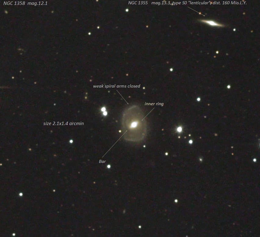 NGC 1358  (2)  Bezeichnungen
